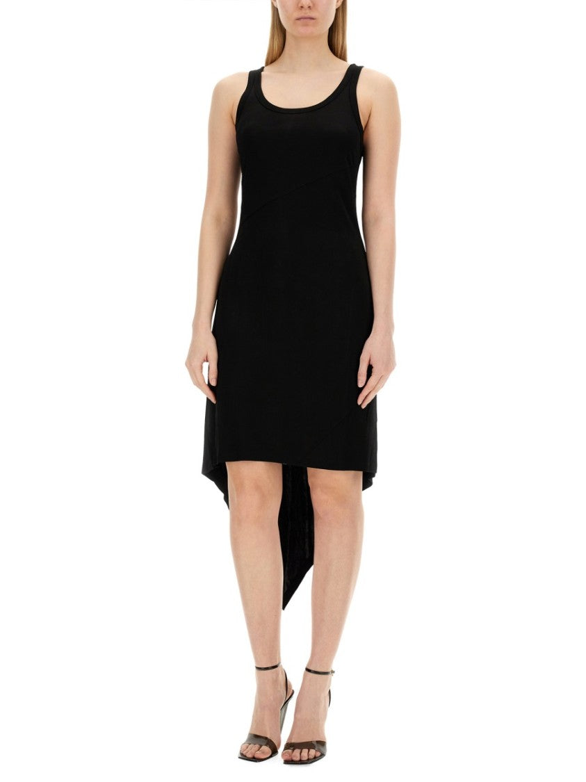 Asymmetrical Hem Jersey Camisole Dress