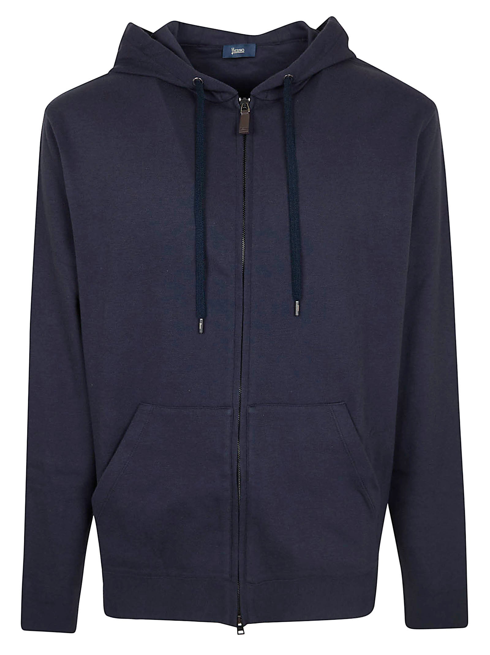 Jersey Knit Drawstring Hood Sweatshirt