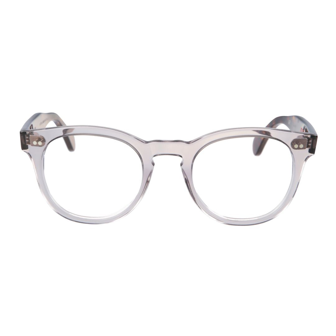 Tuxon-K Transparent Front Frame Eyeglasses with Tortoiseshell Temples