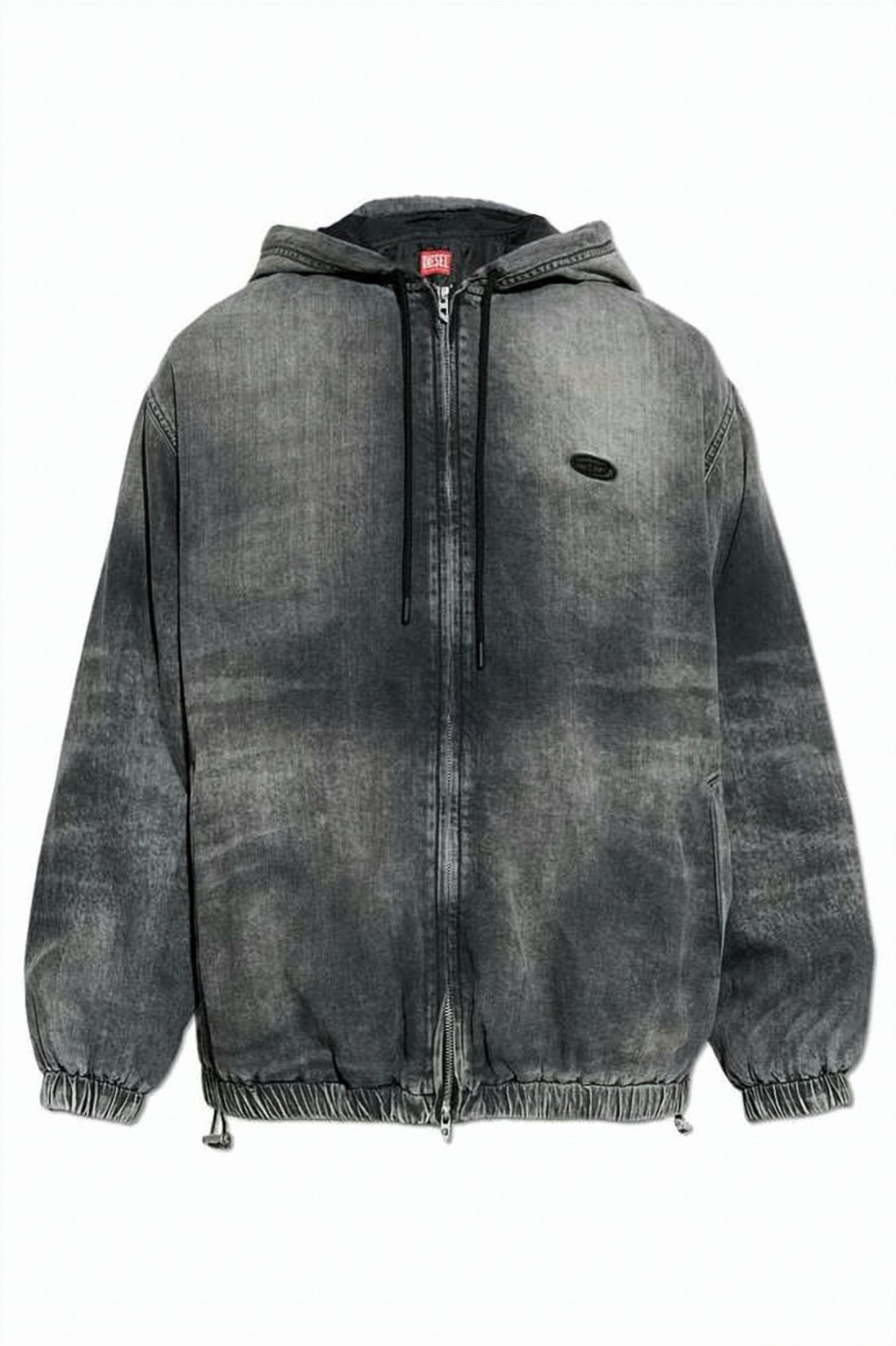 Washed Black Denim Jacket