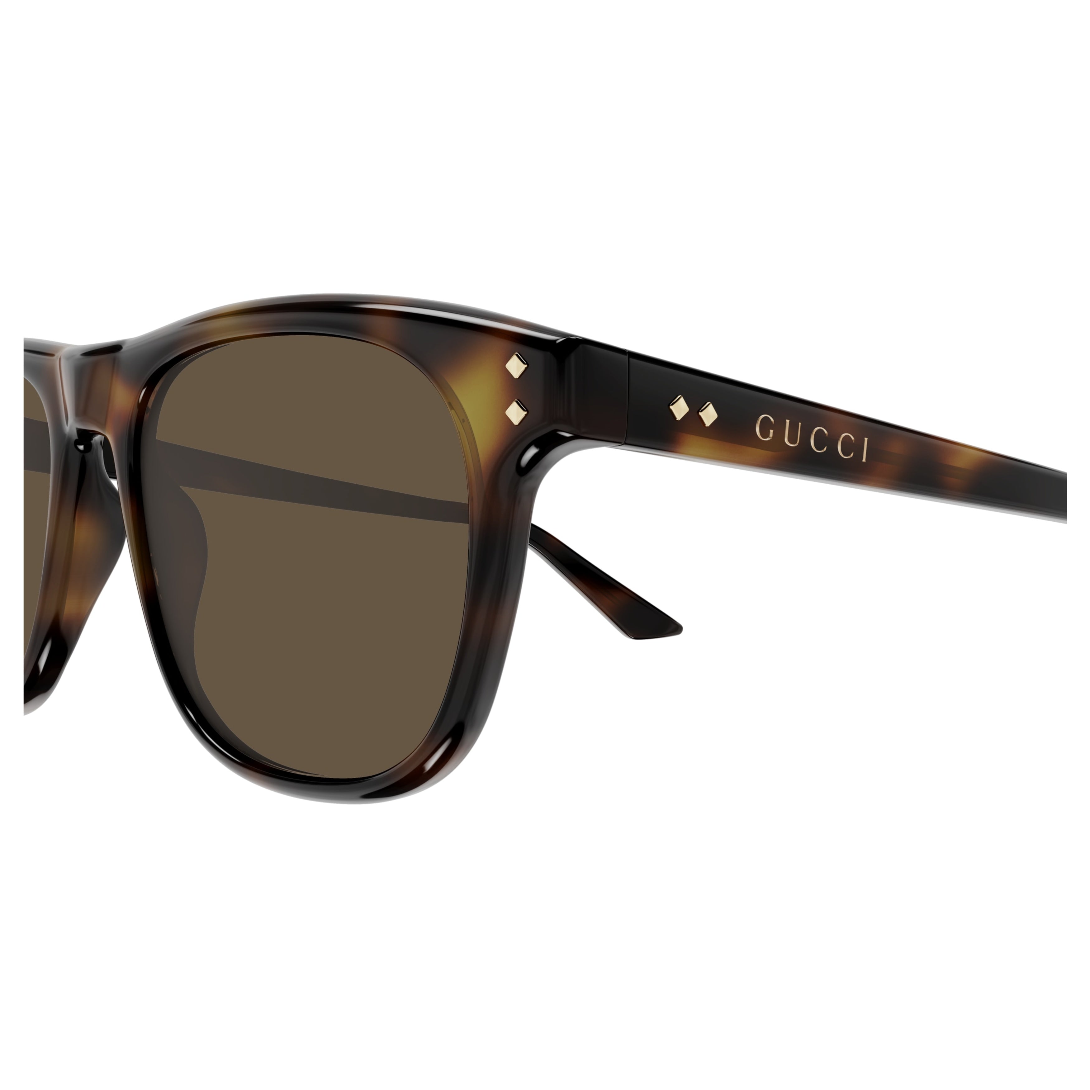 Gg1893s Classic Square Frame Tortoiseshell Sunglasses