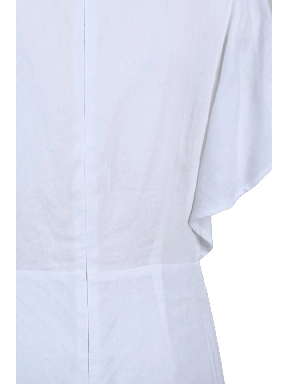 White Long Linen Dress
