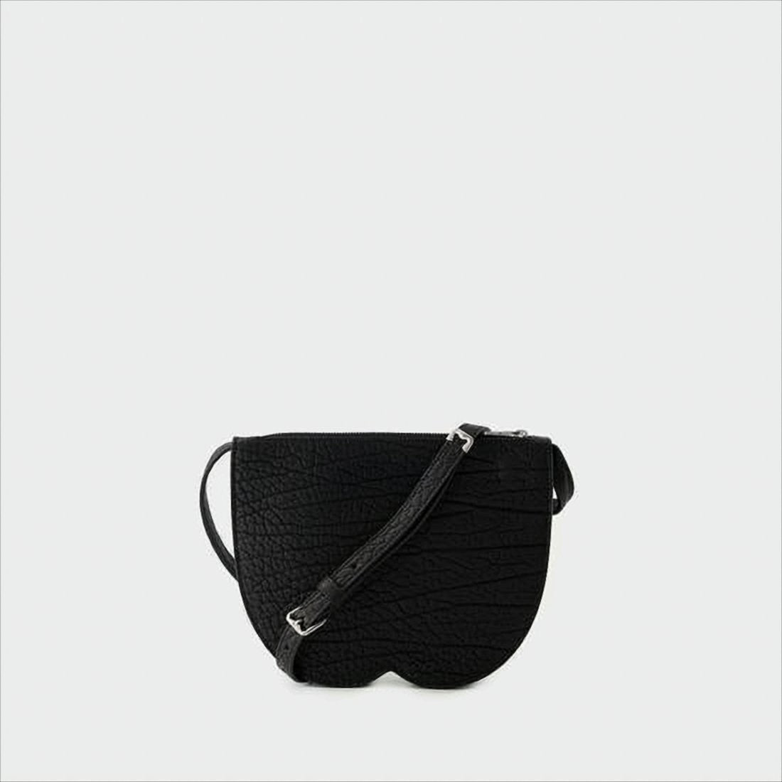 Textured Cow Leather Crossbody Bag