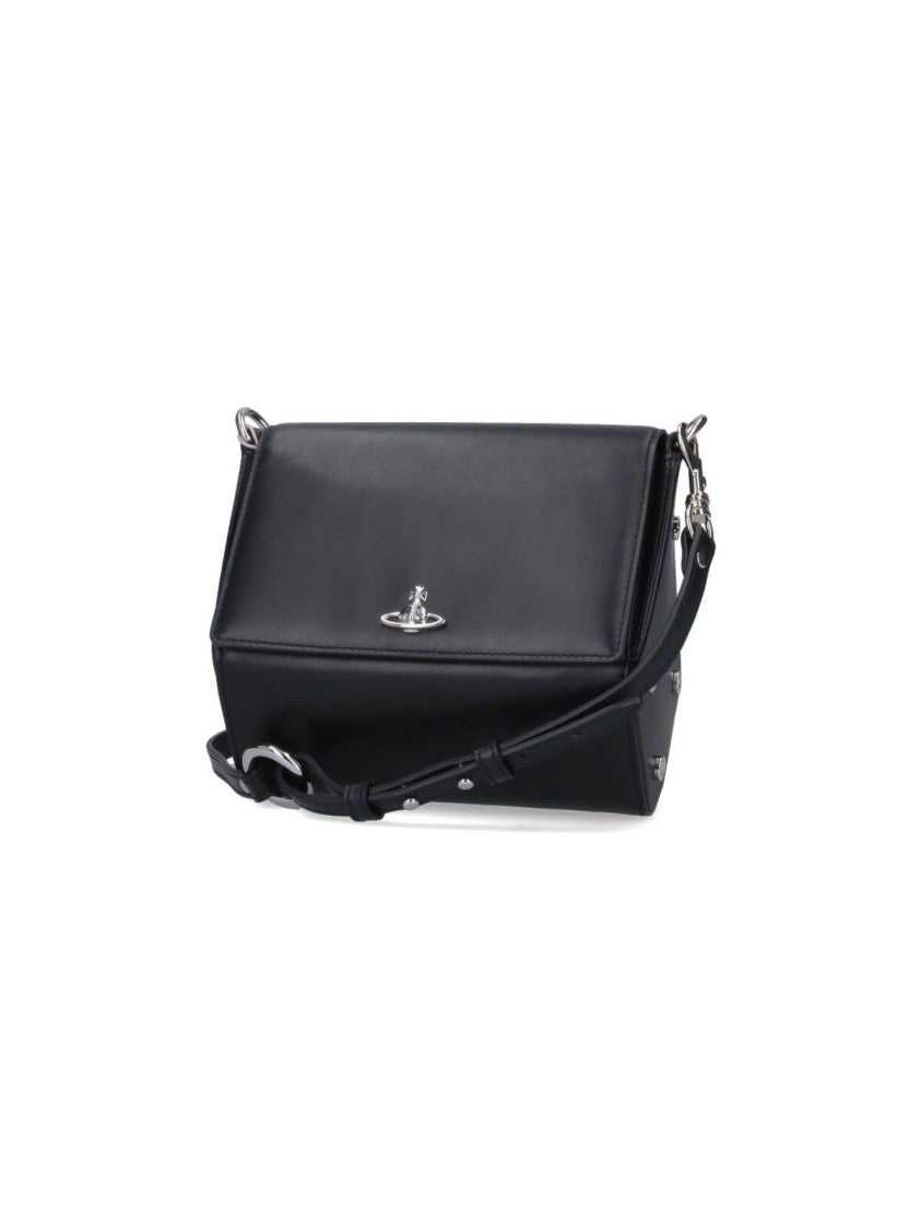 Logo Crossbody Bag - Black