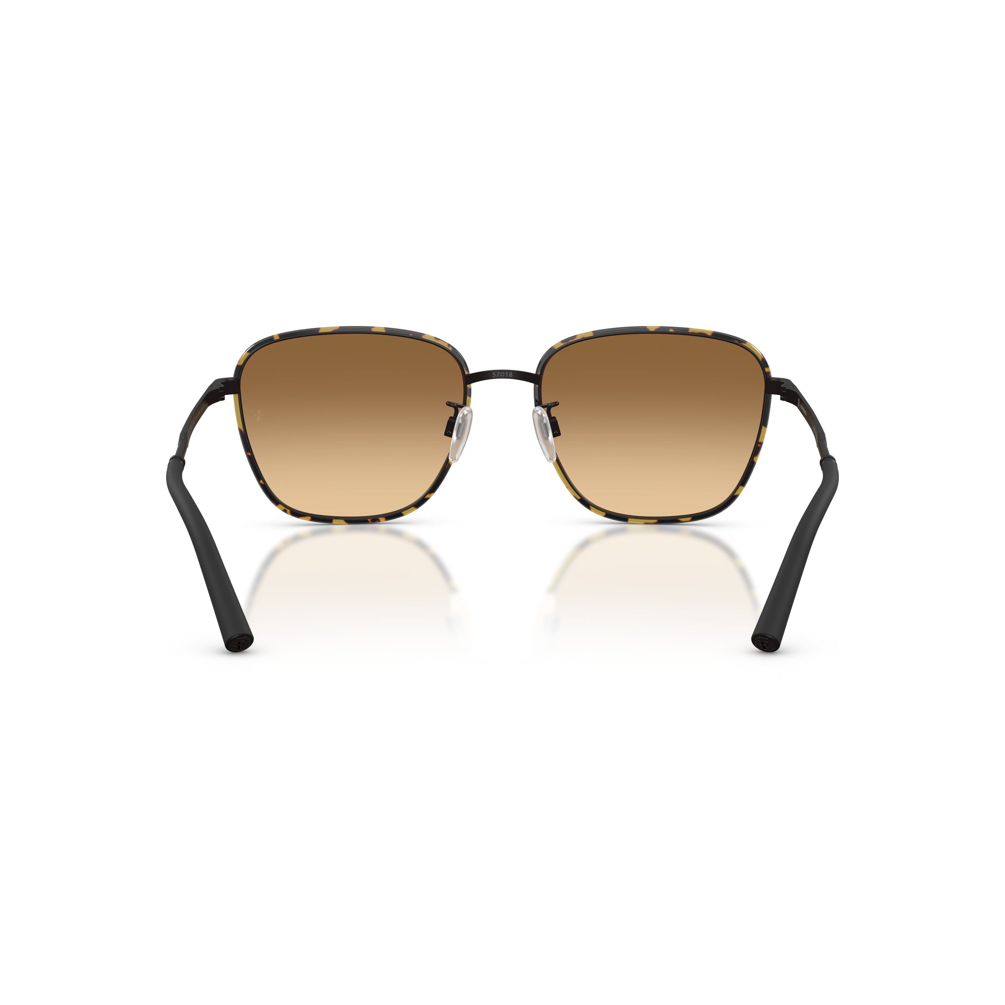 0ov1378s Square Frame Sunglasses with Gradient Lenses