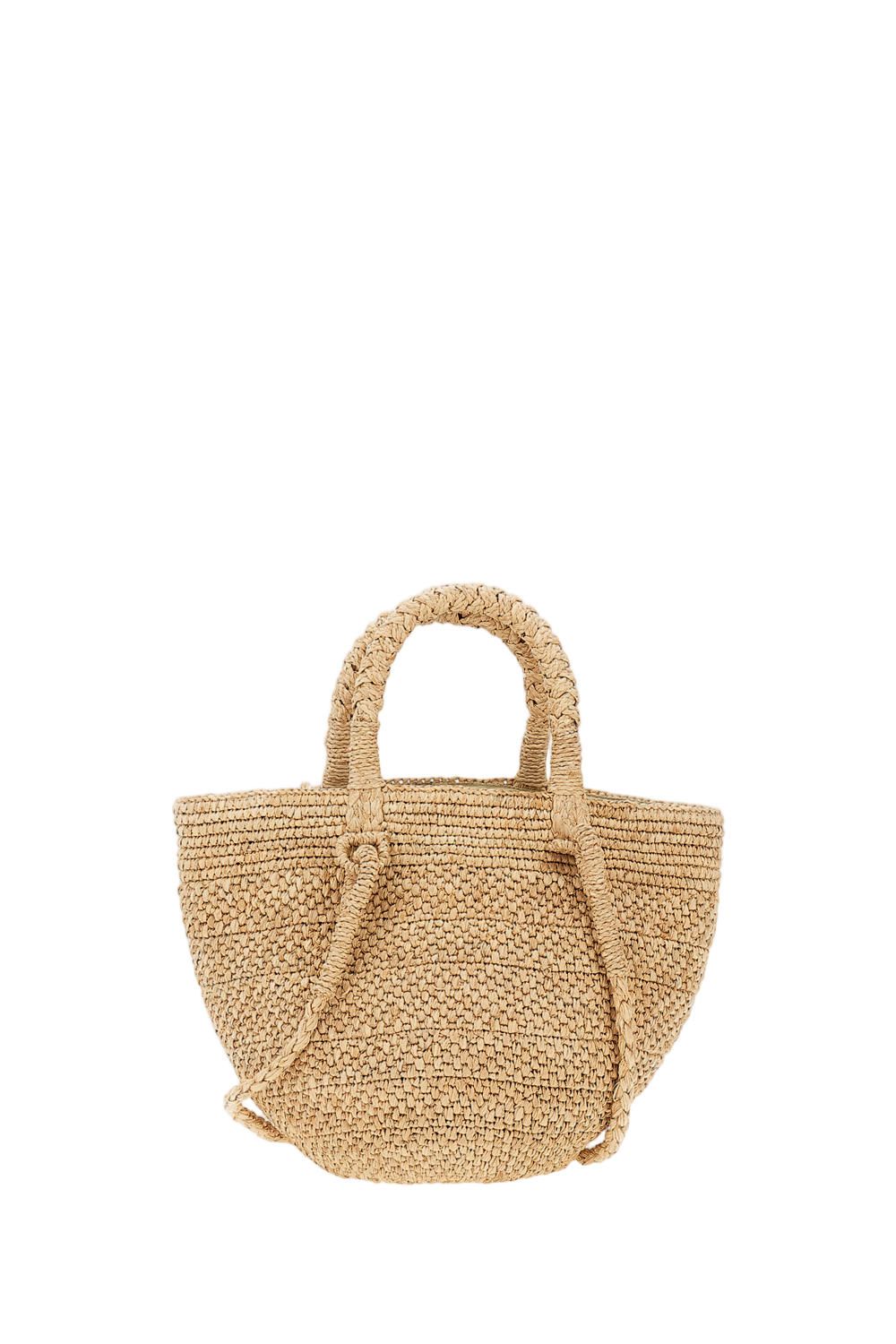 Beige Arona Raffia Bag