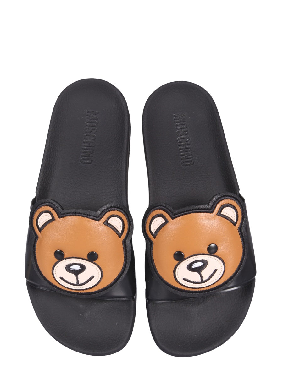 Slide Teddy Bear Sandals