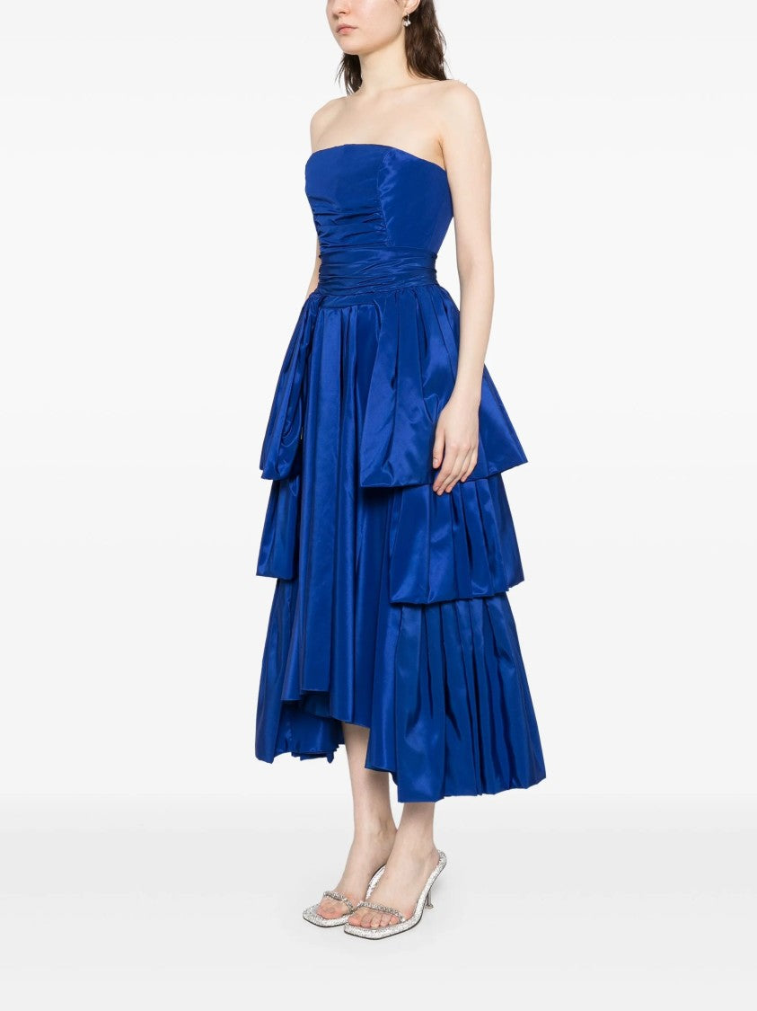 Strapless Taffeta Dress