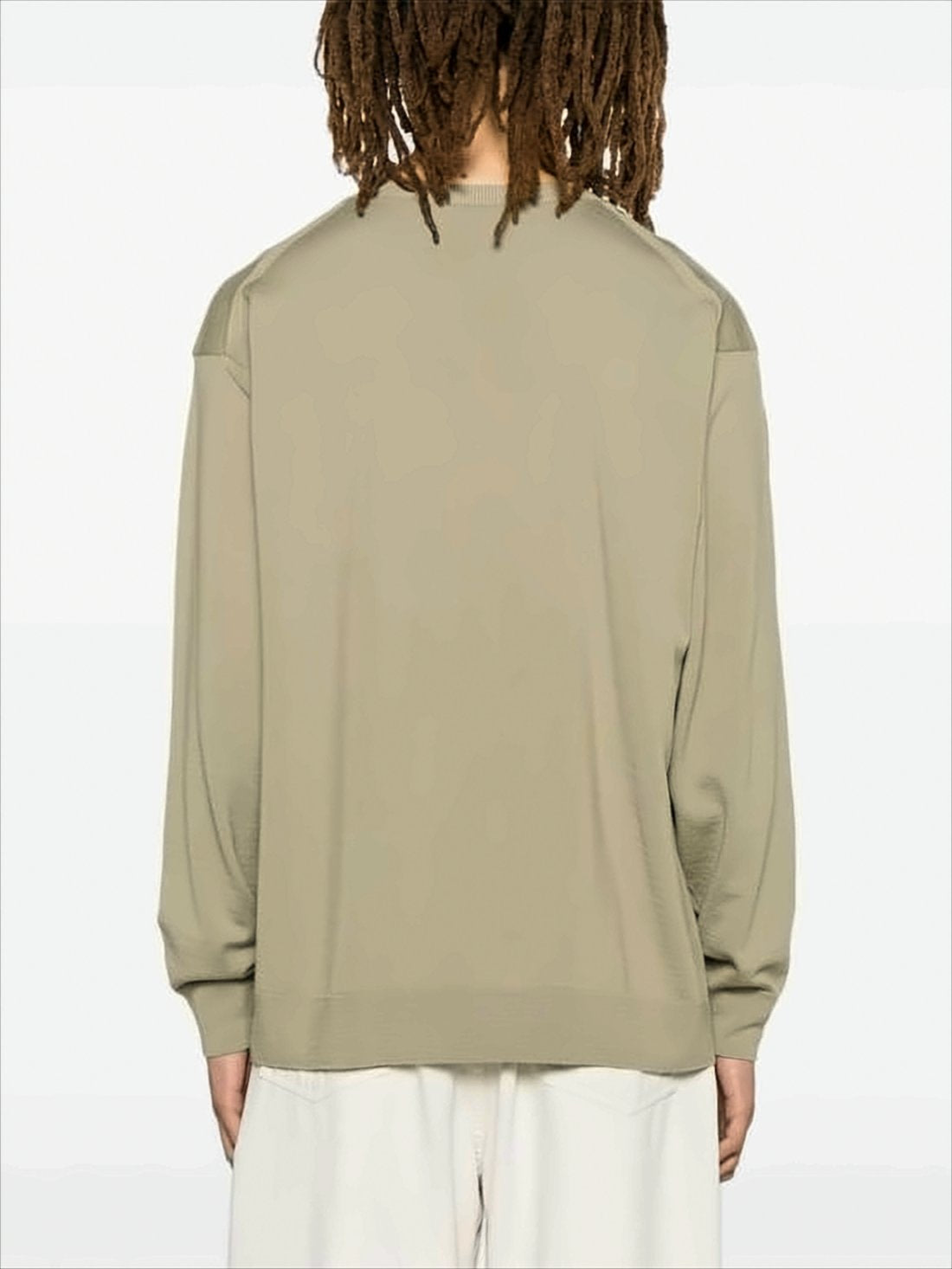 Wool Sweater with Relaxed Fit