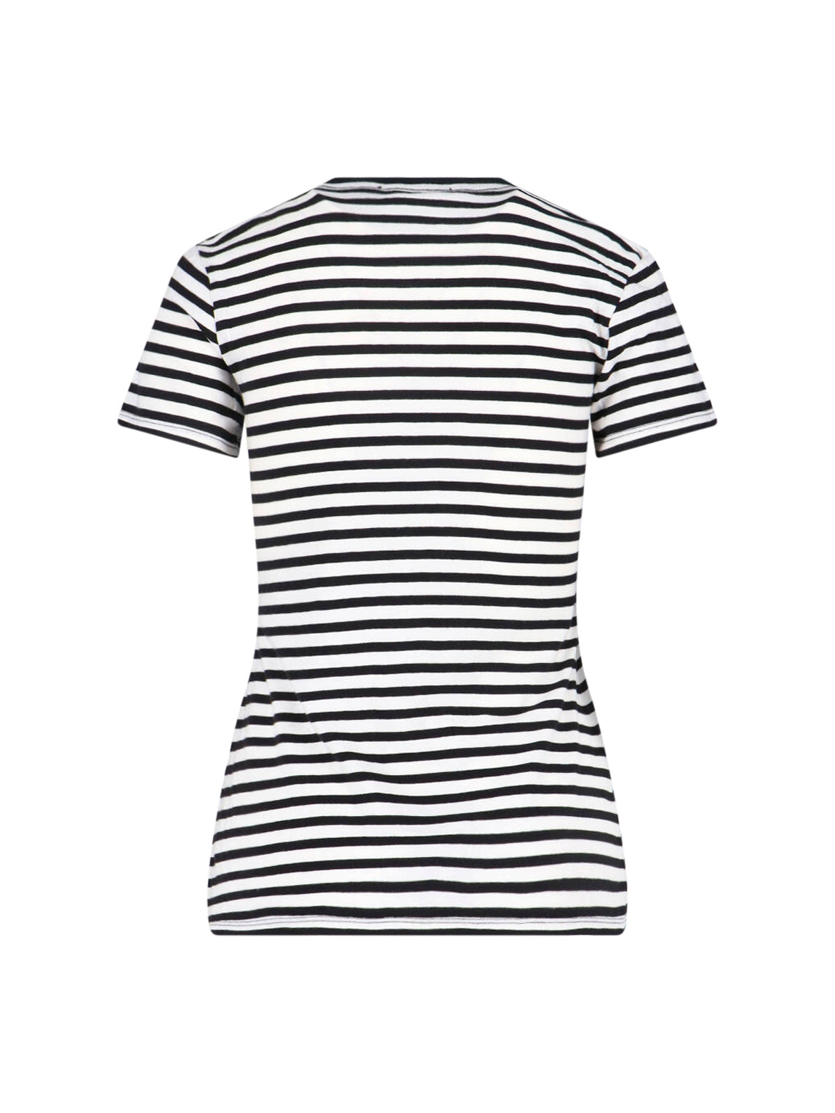 "Mariela" T-Shirt In Black Cotton