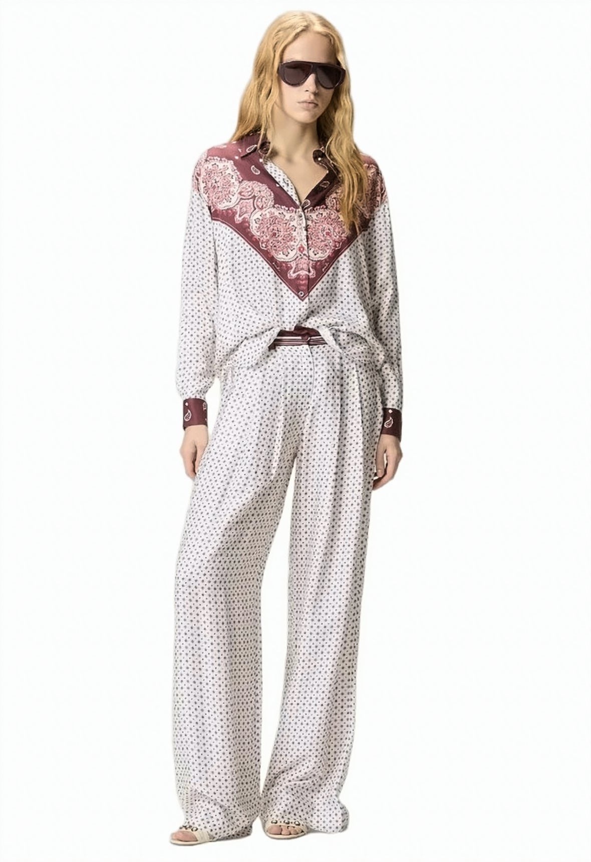 Ruth Viscose Twill Straight Leg Trousers