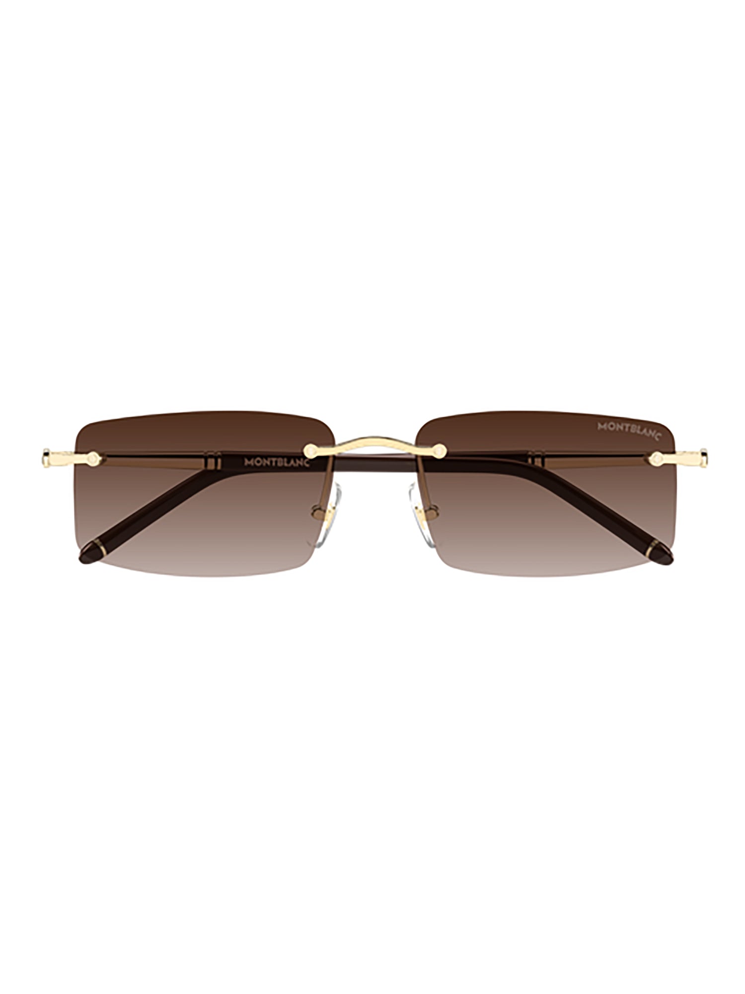 Rimless Metallic Sunglasses