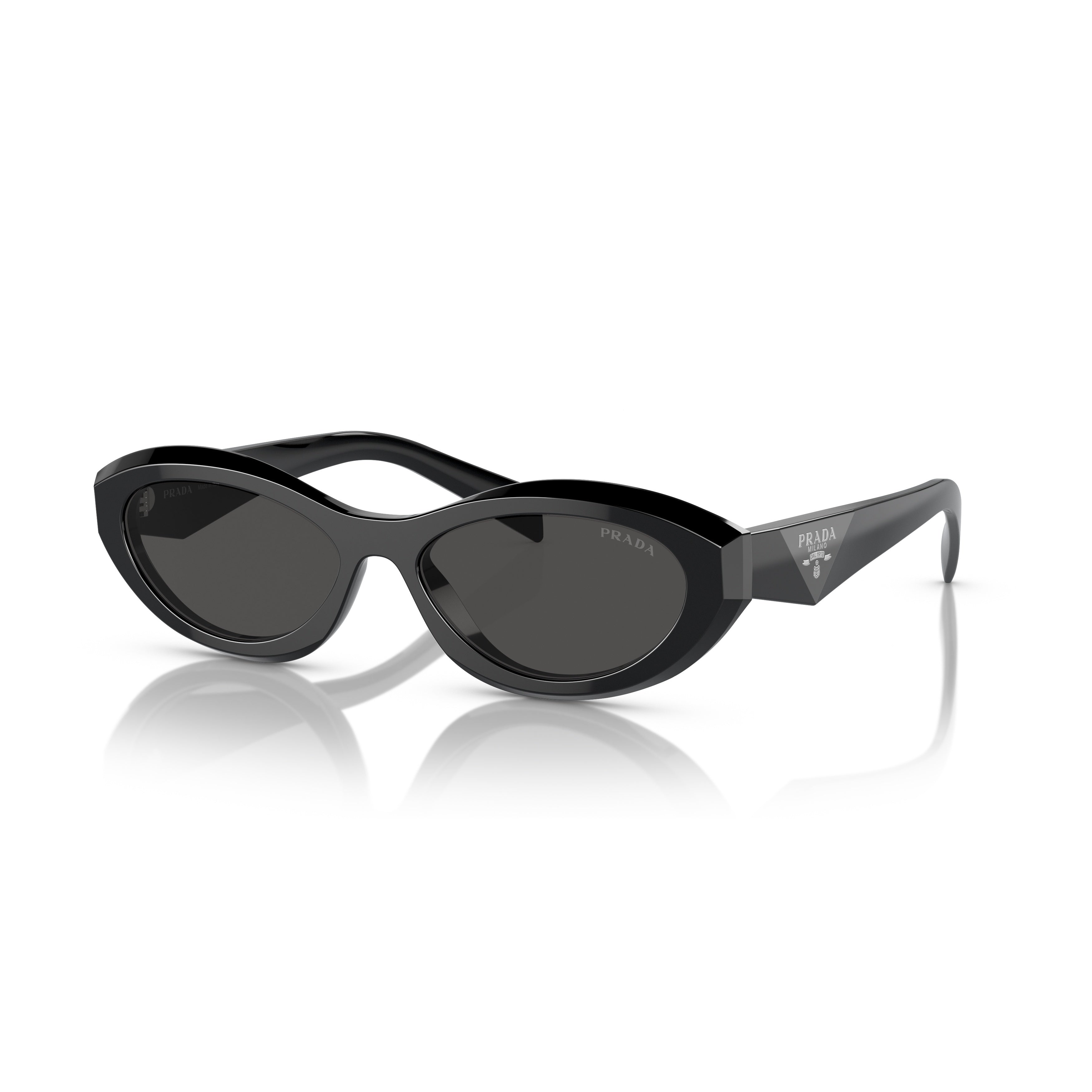 0pr 26zs Cat-Eye Black Acetate Sunglasses