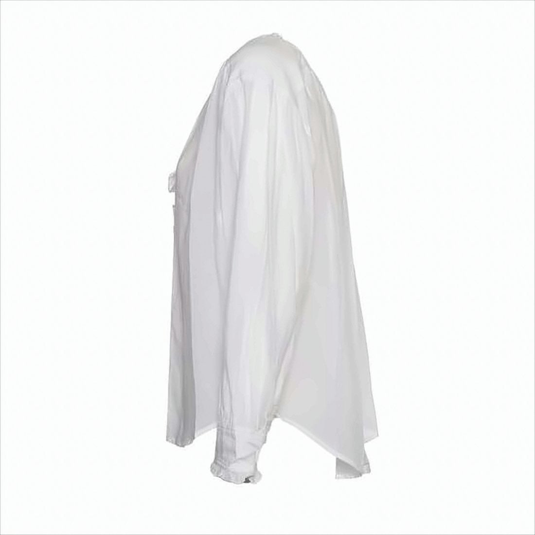 Lightweight Blouse with Delicate Ruffled Trim