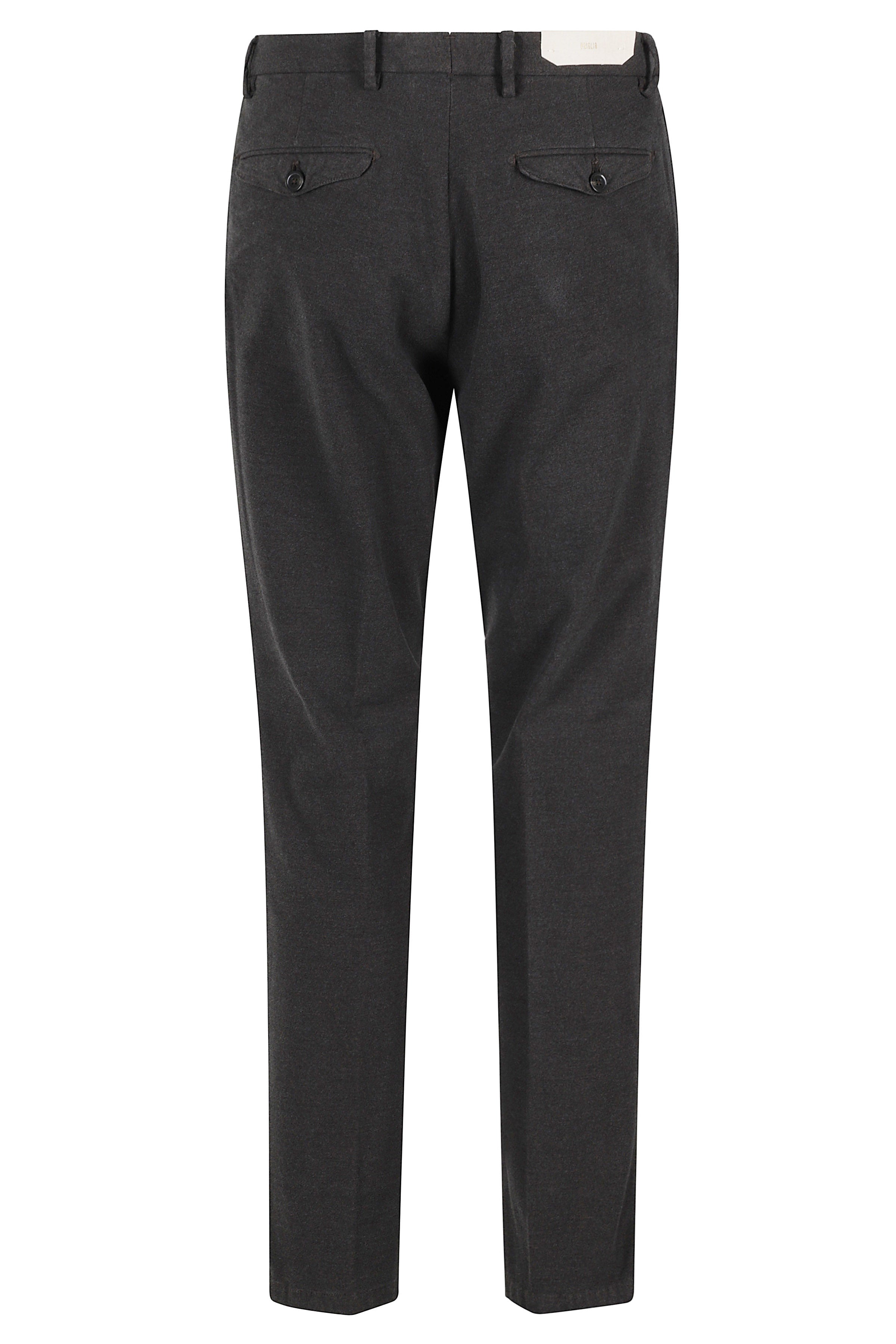 2 Pinces Wool Effect Pocket Pants