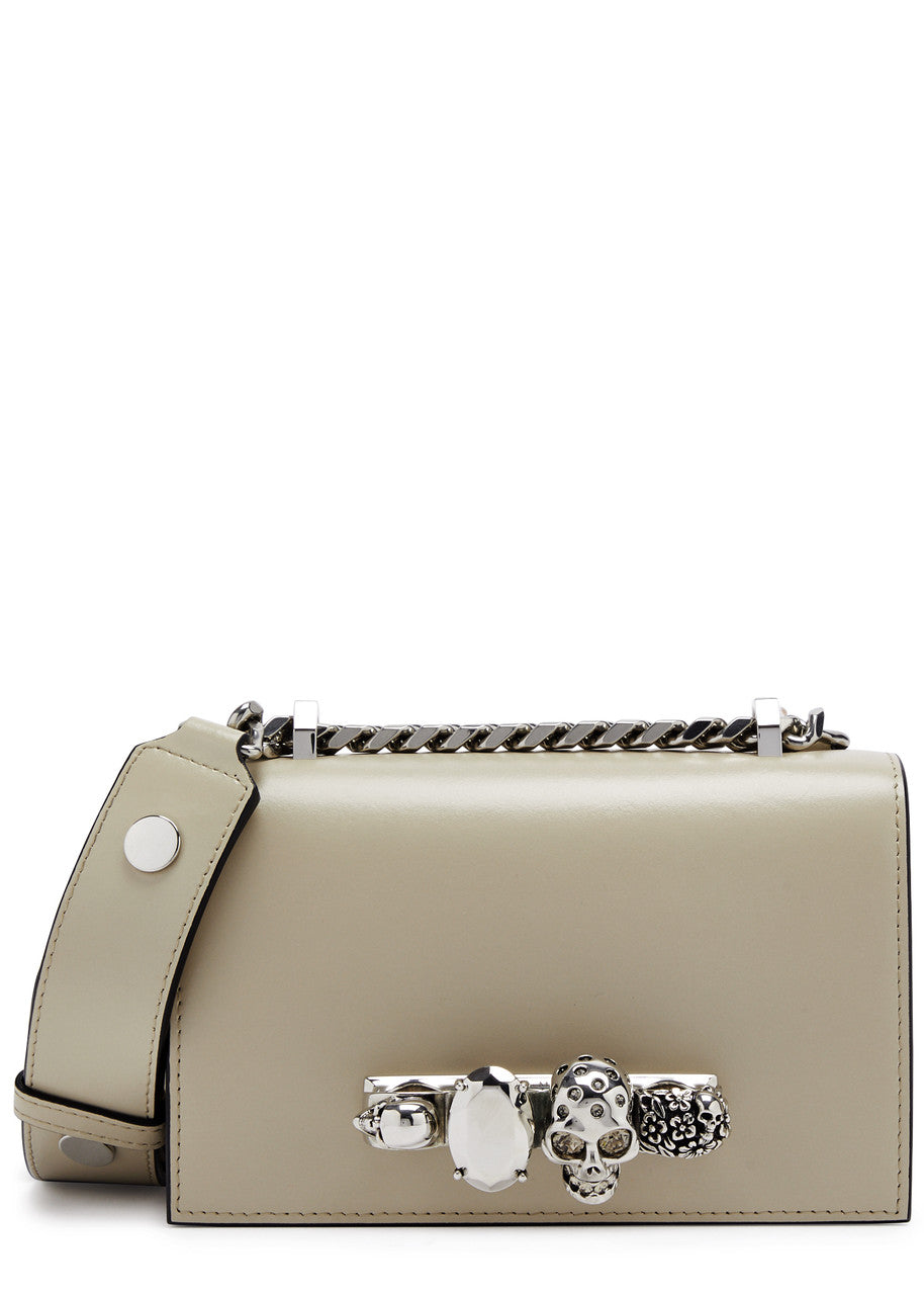 Structured Bag with Distinctive Metallic Embellishment