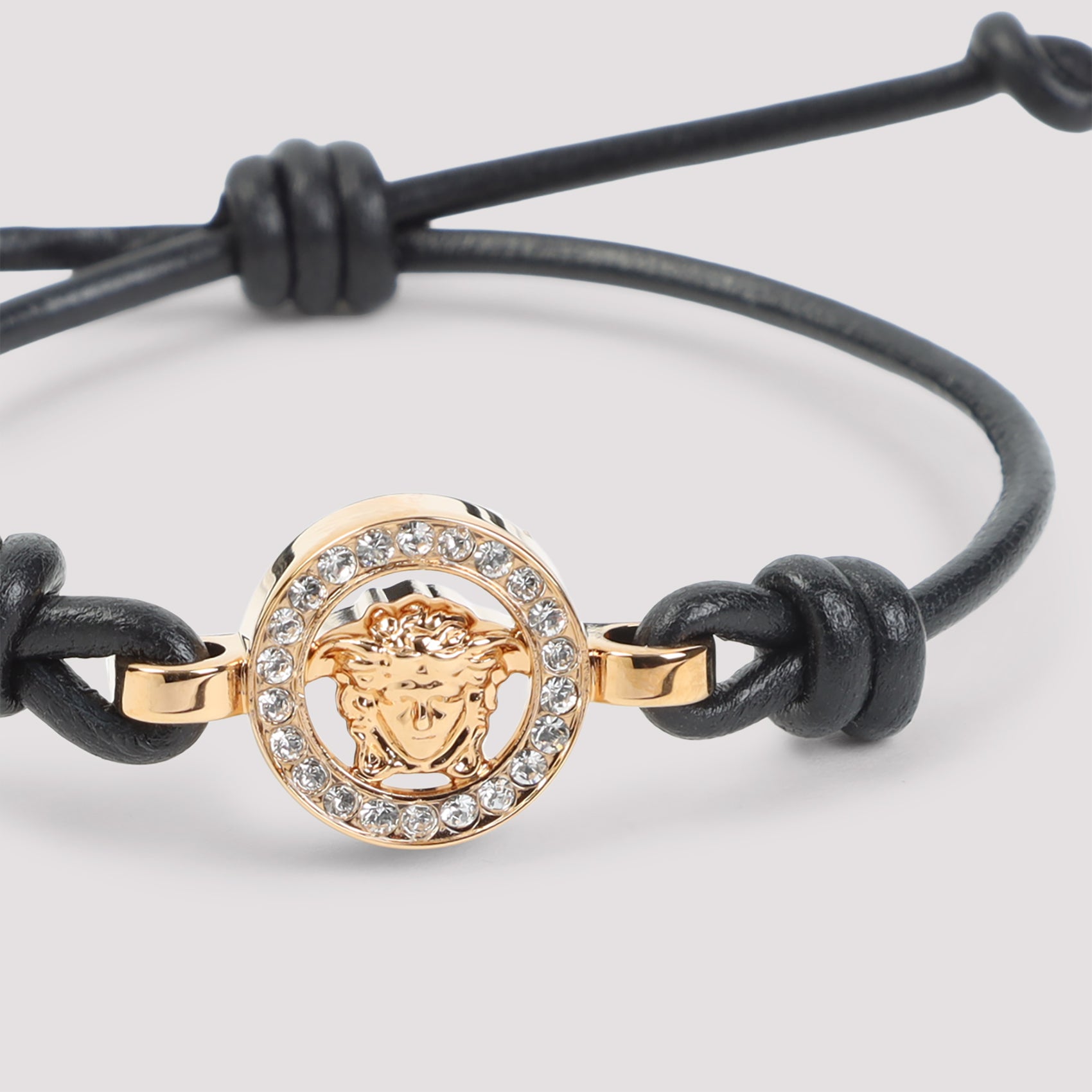 Black Lamb Leather Bracelet