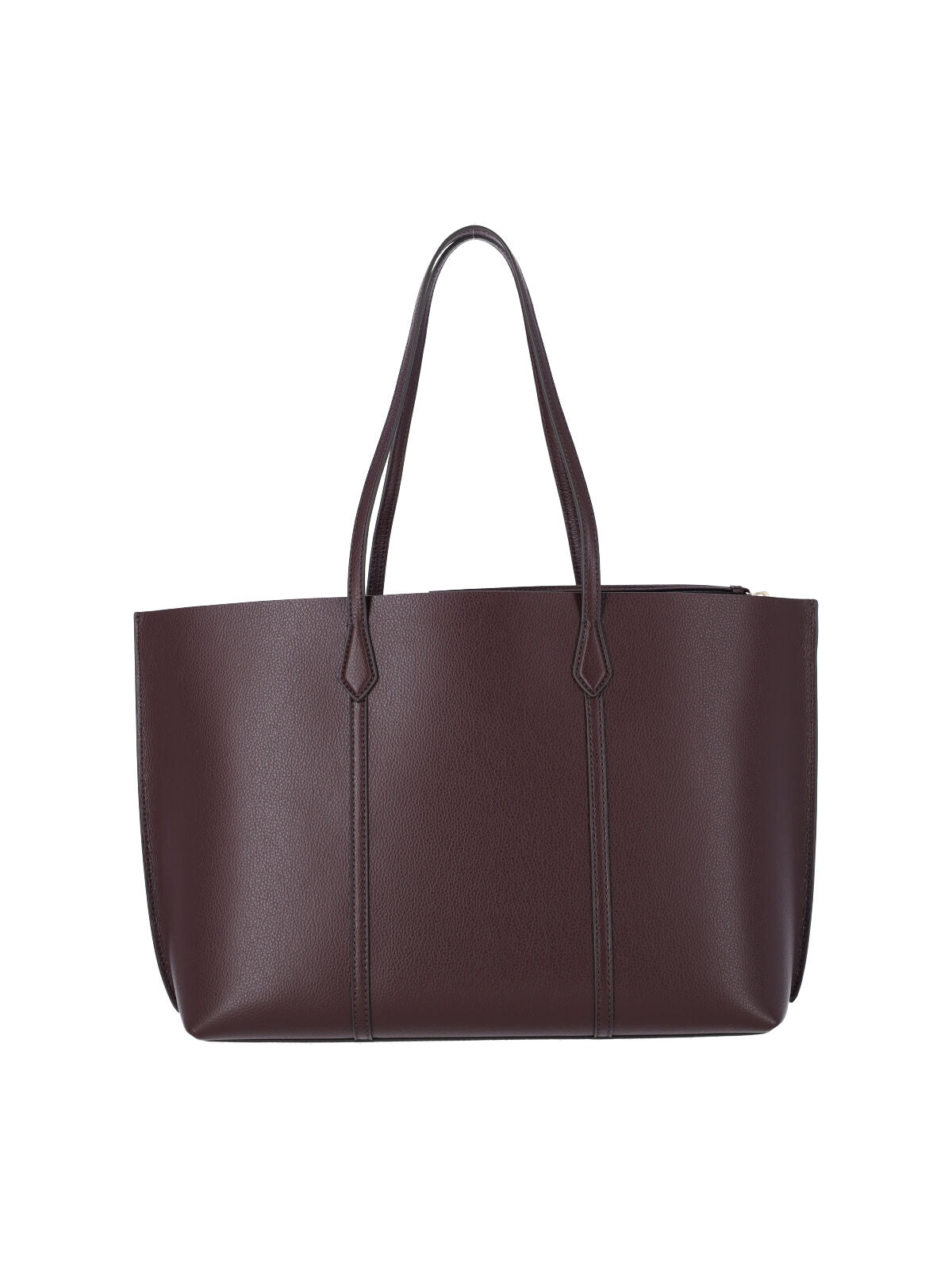 Burgundy Perry Embossed Logo Tote Bag