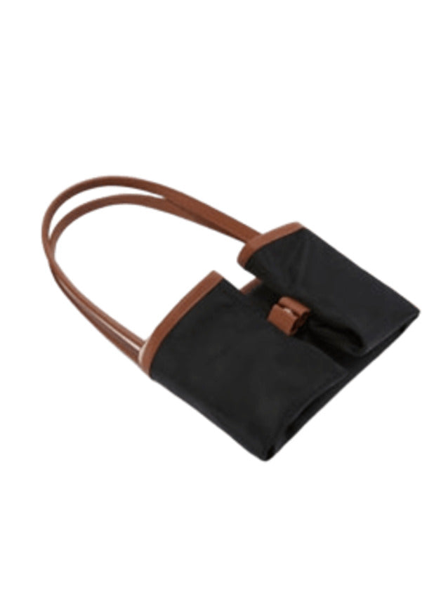 Nylon Tote Bag With Zip Closure