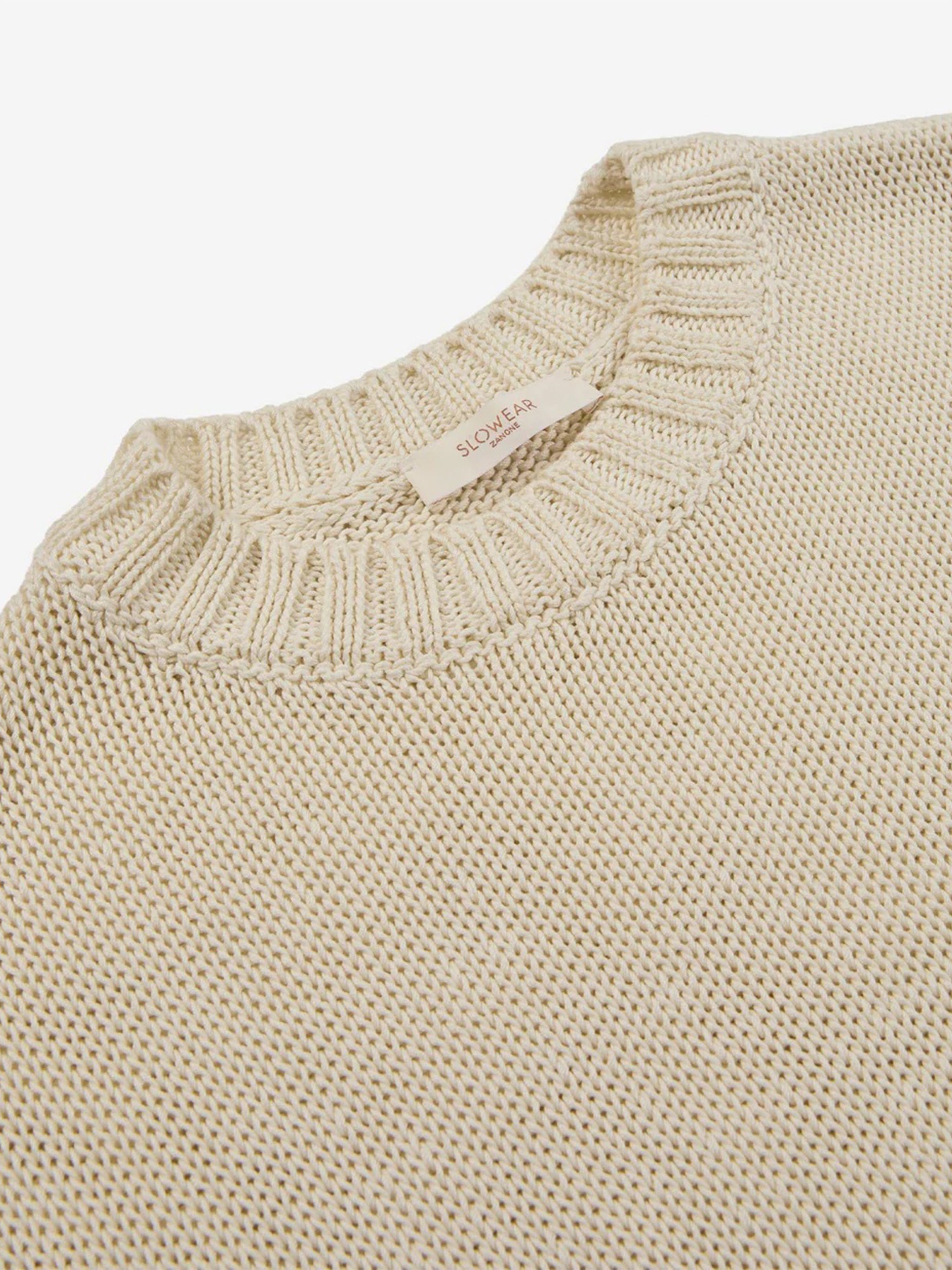 Neutral Boxy Fit Knitted Sleeveless Top