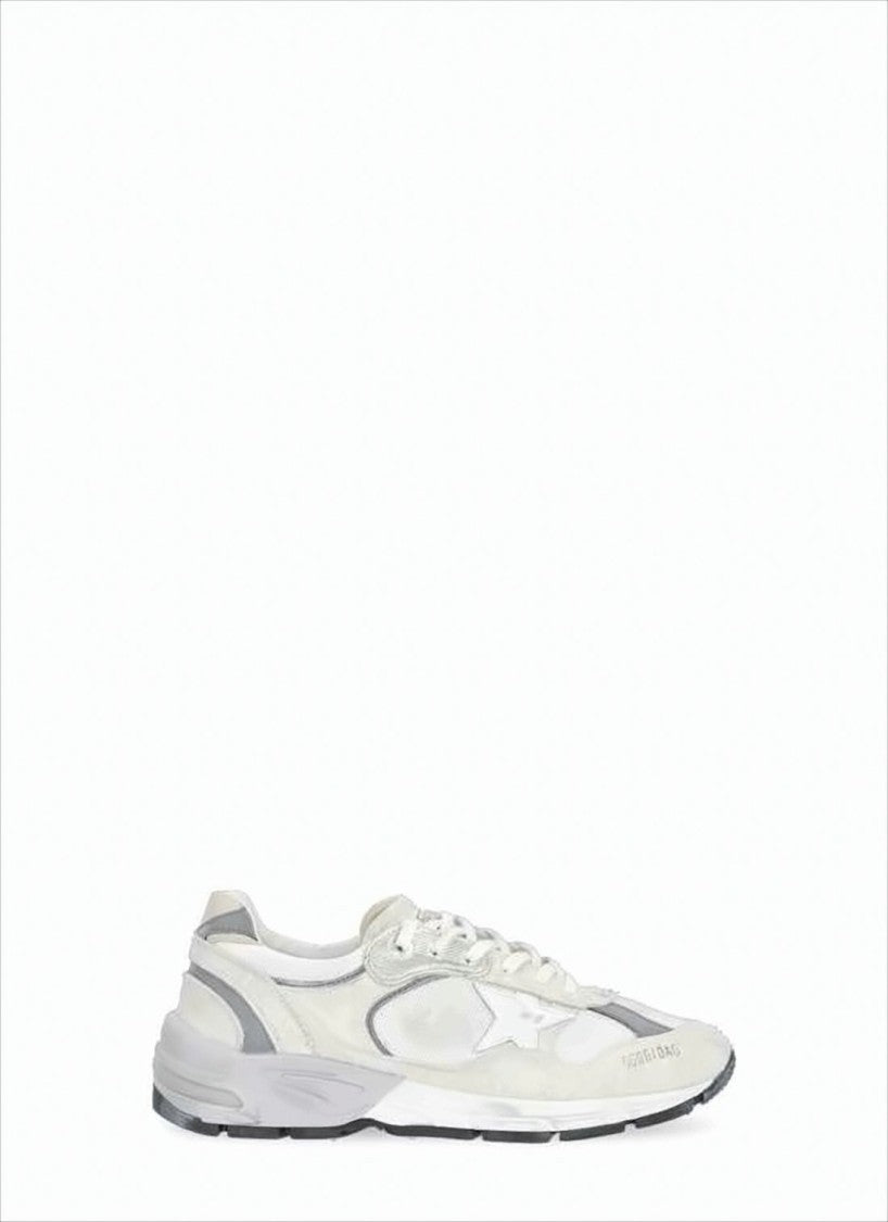 Stylish Off-White Sneakers With Star Detail
