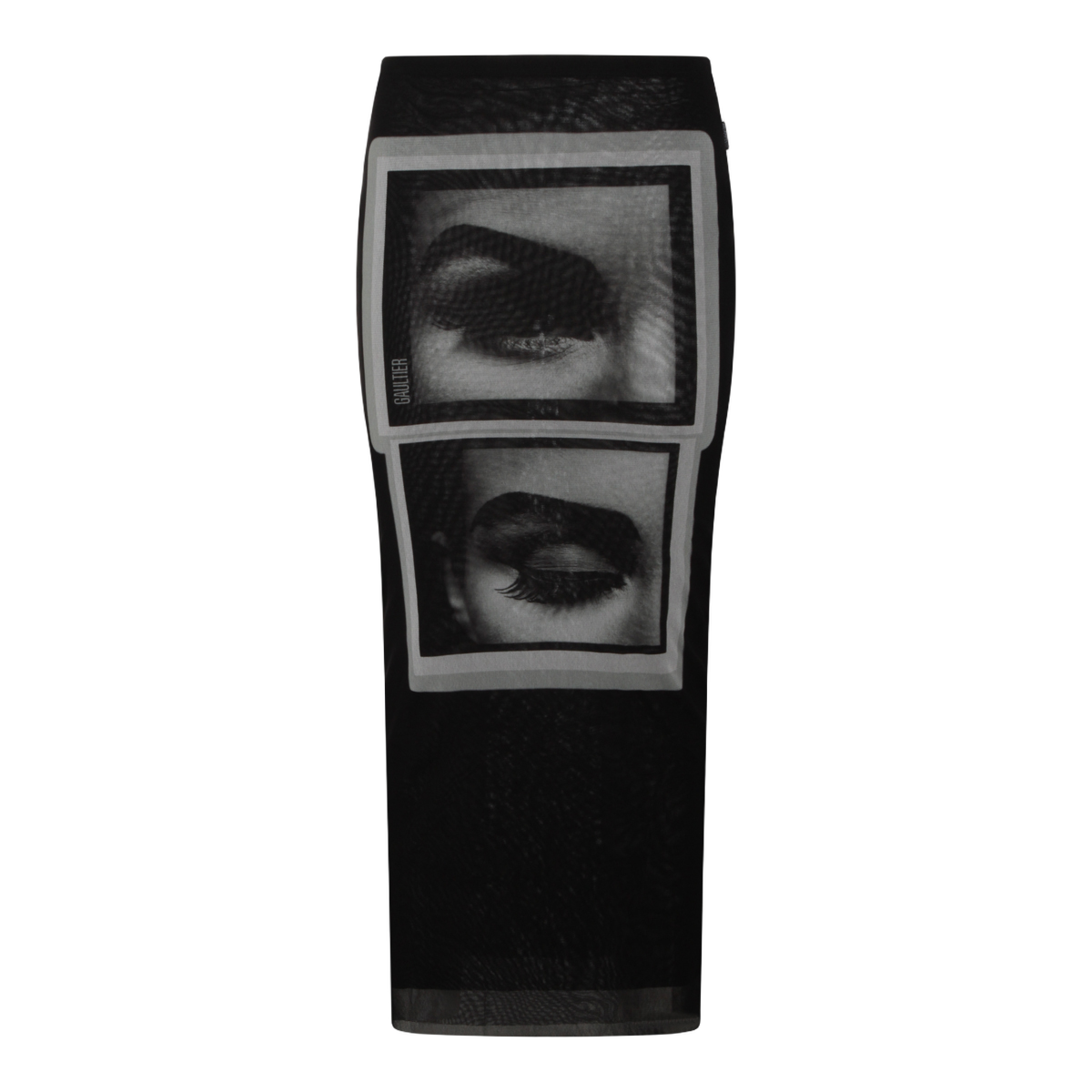 Form-Fitting Black Midi Dress