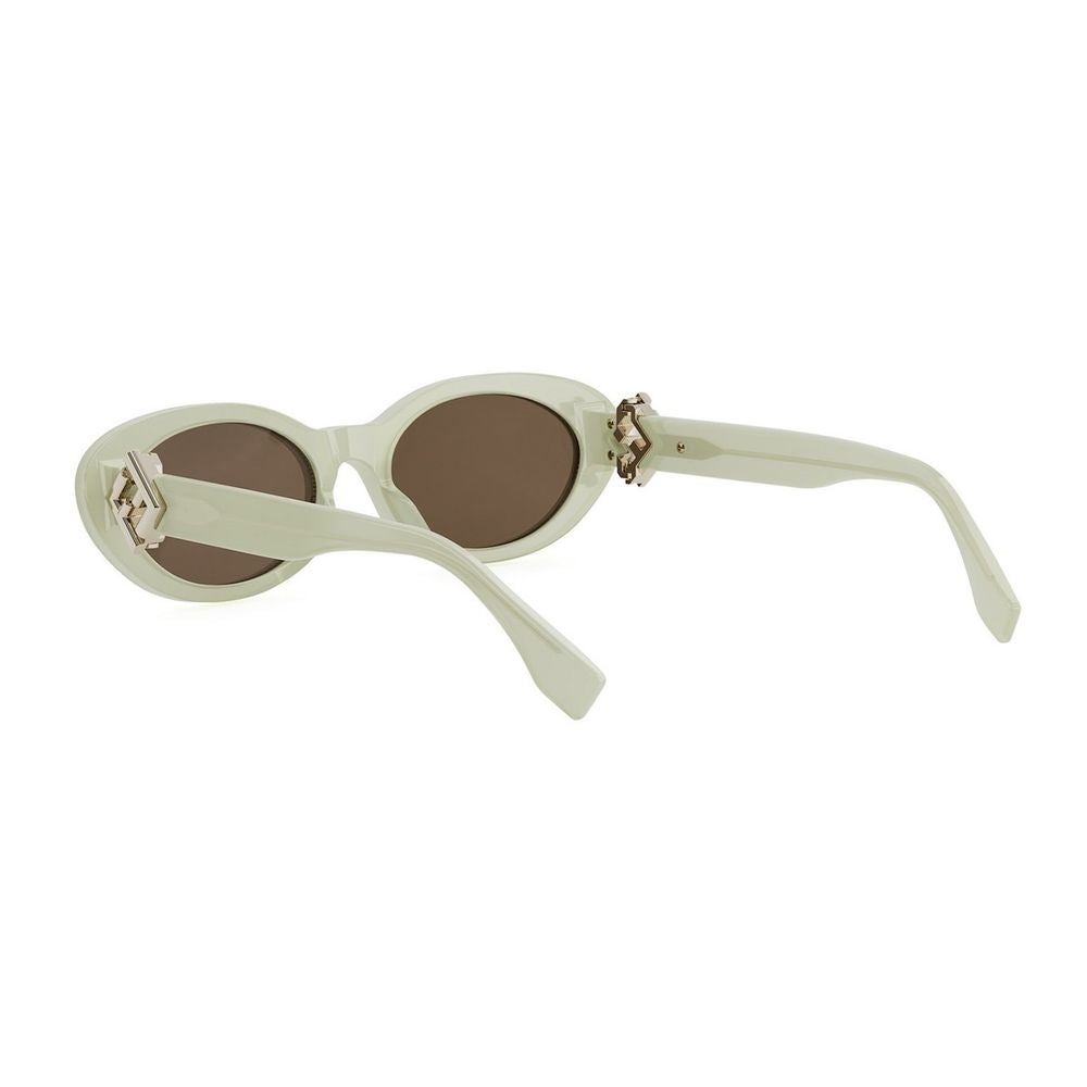 Ff Diamonds Slim Oval Acetate Sunglasses