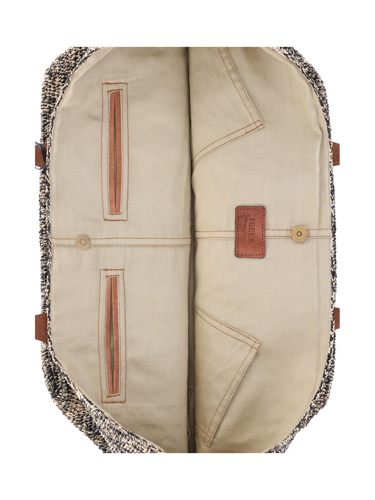 Multicolor Rio Woven Raffia Leather Tote