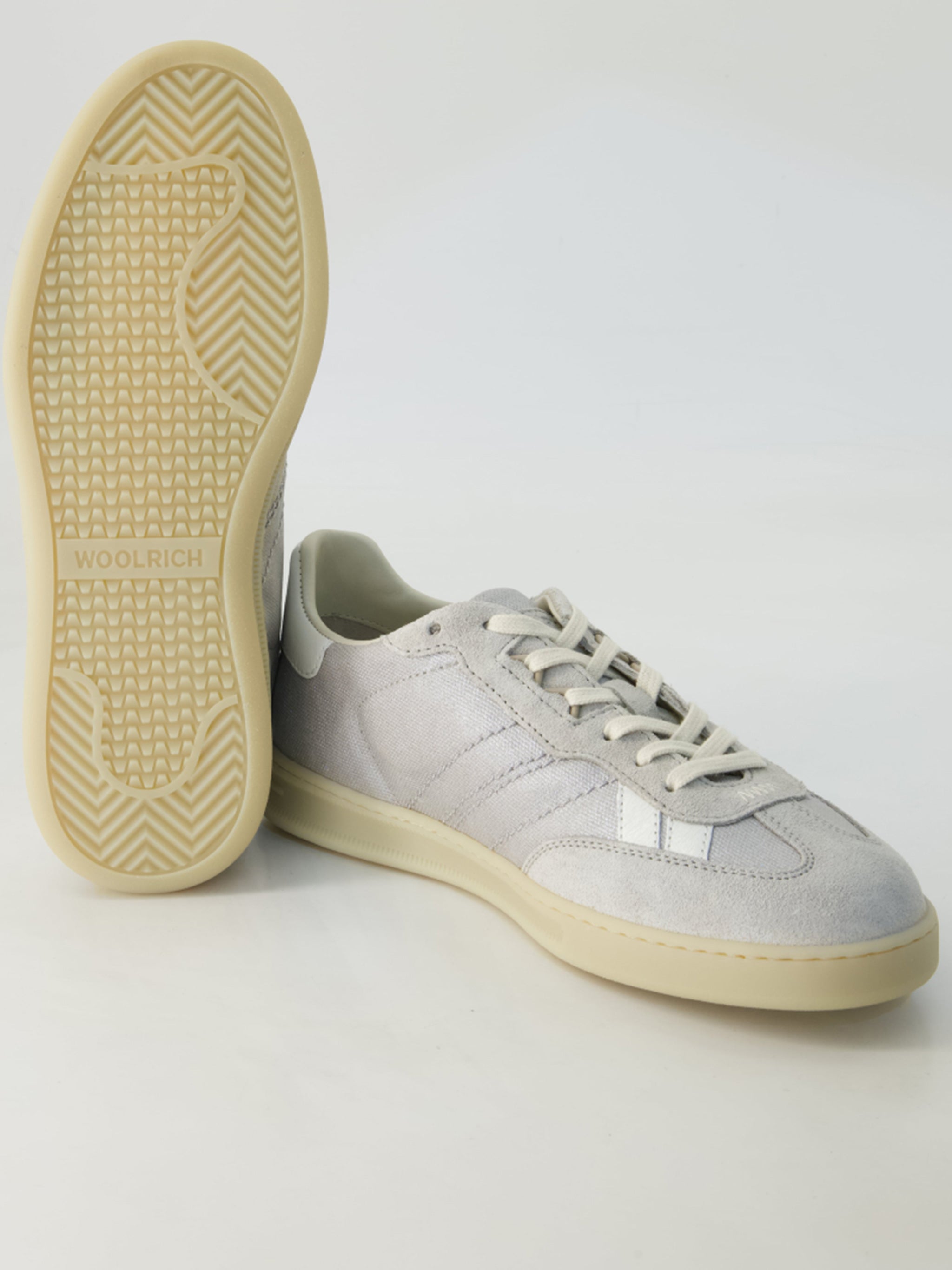 Grey Double U.T Camoscio Suede Sneakers