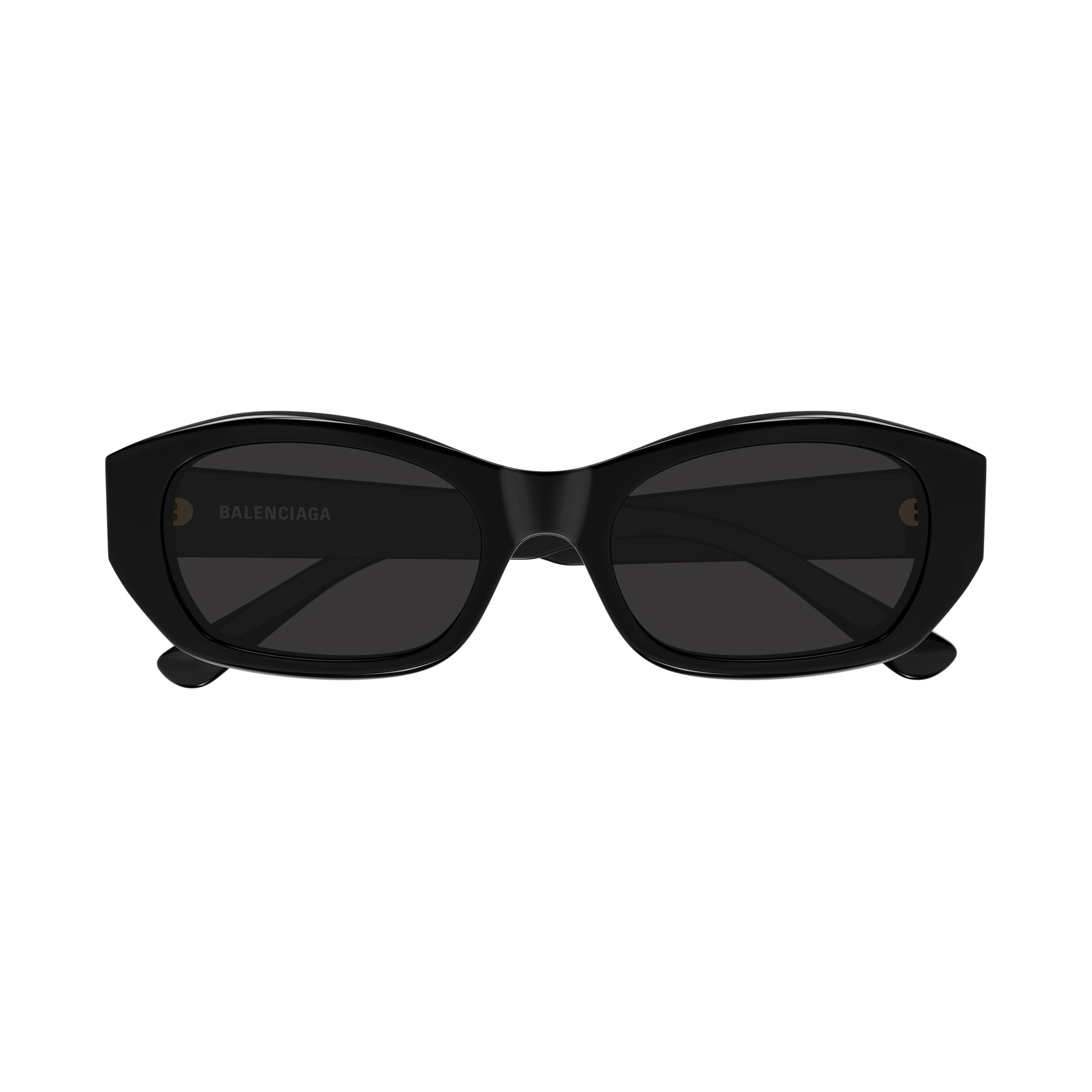 Rectangular Frame Sunglasses With Gold-Tone Logo Accent