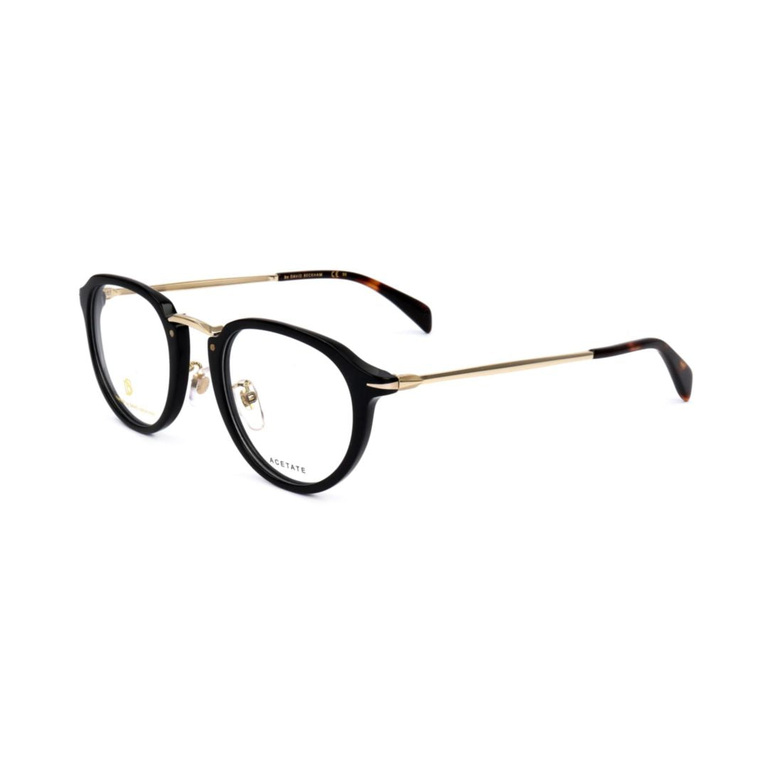 Db 1014 Round Black Acetate Eyeglasses