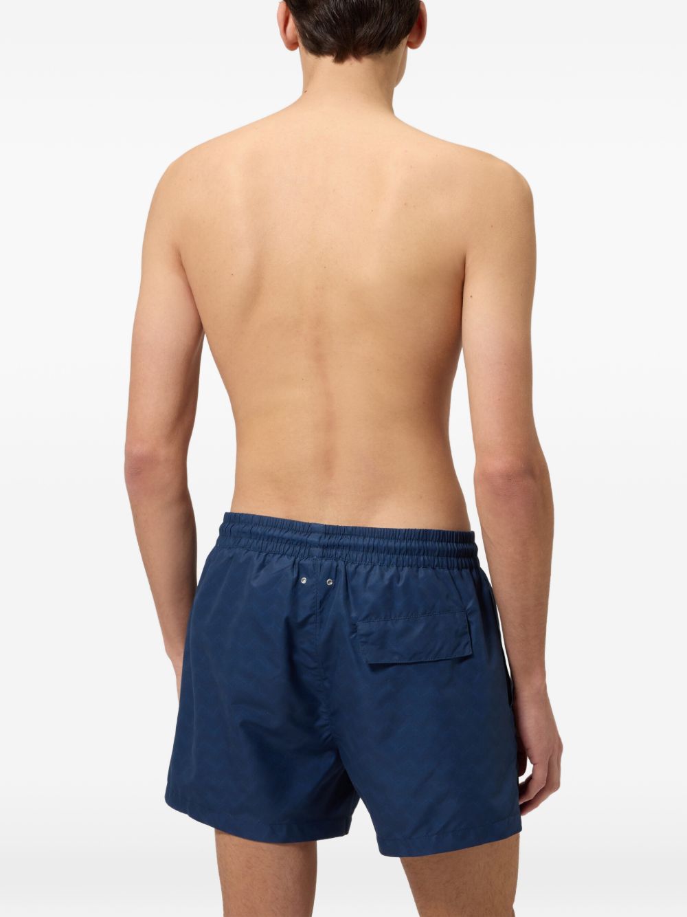 Mid-Length Zigzag Pattern Shorts