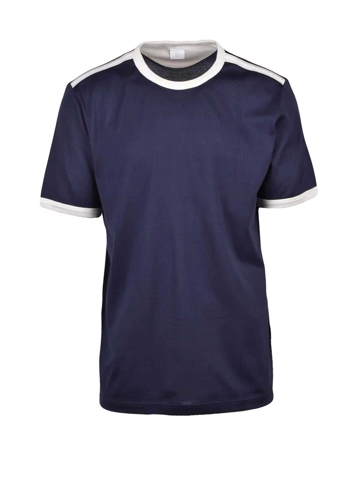 Blue Men Cotton T-shirt