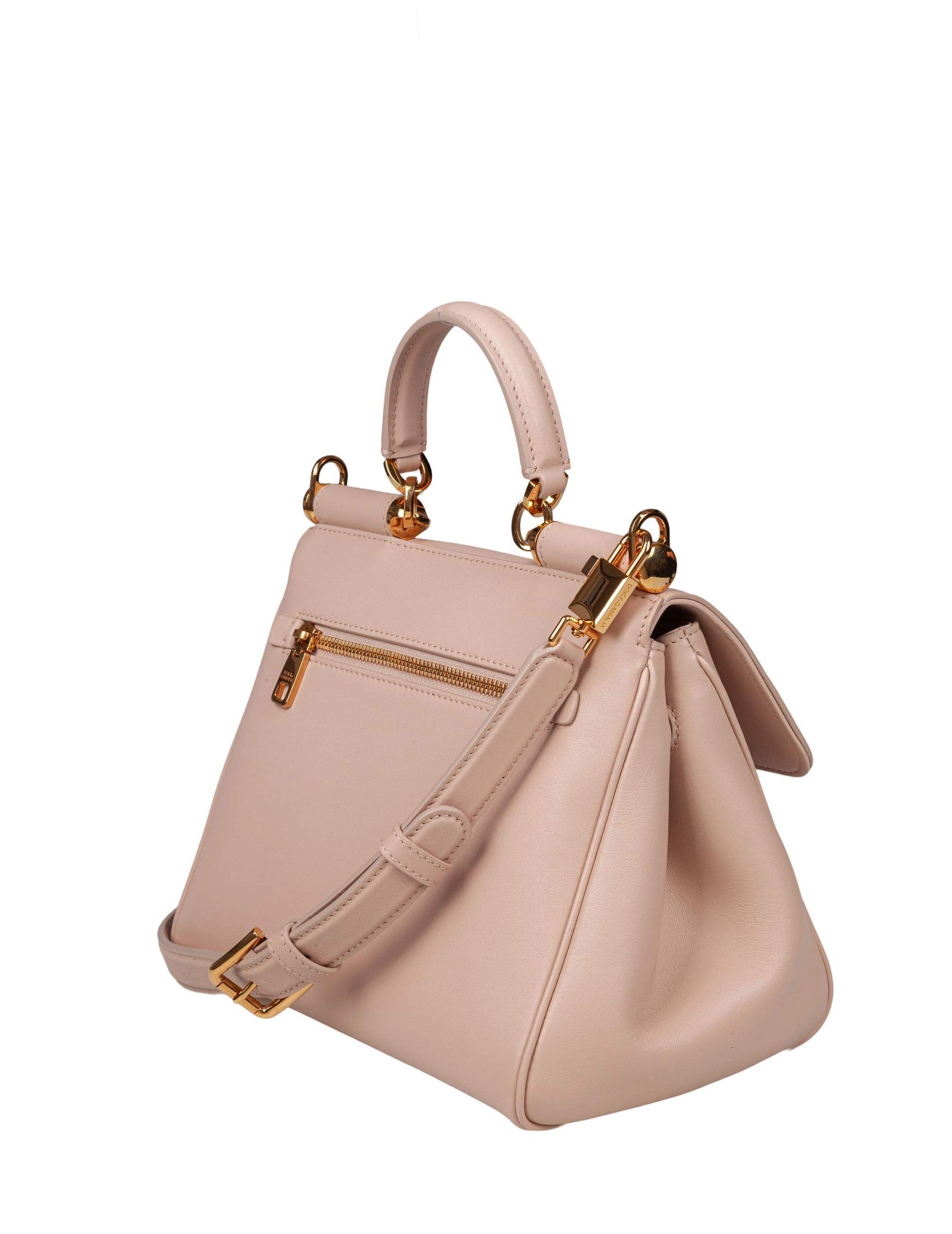 My Sicily Handbag In Nude Leather