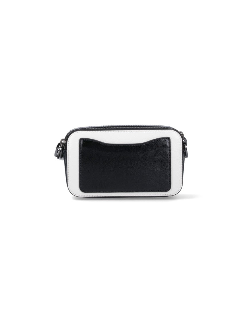 "The Bi-Color Snapshot" Shoulder Bag – White