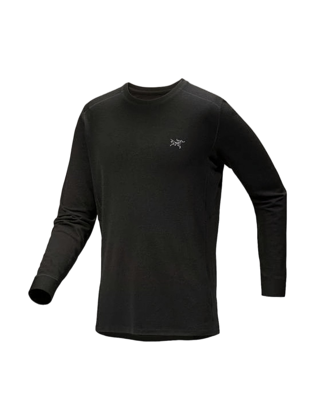 Fitted Long-Sleeve Wool Blend Shirt