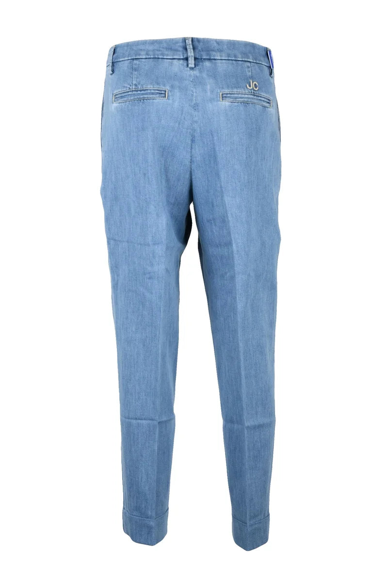 Boy with Cuff Jeans - Light Blue