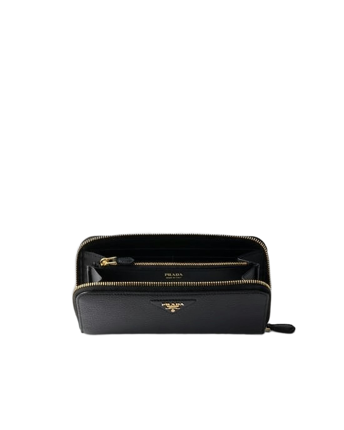 Textured Calf Leather Long Wallet