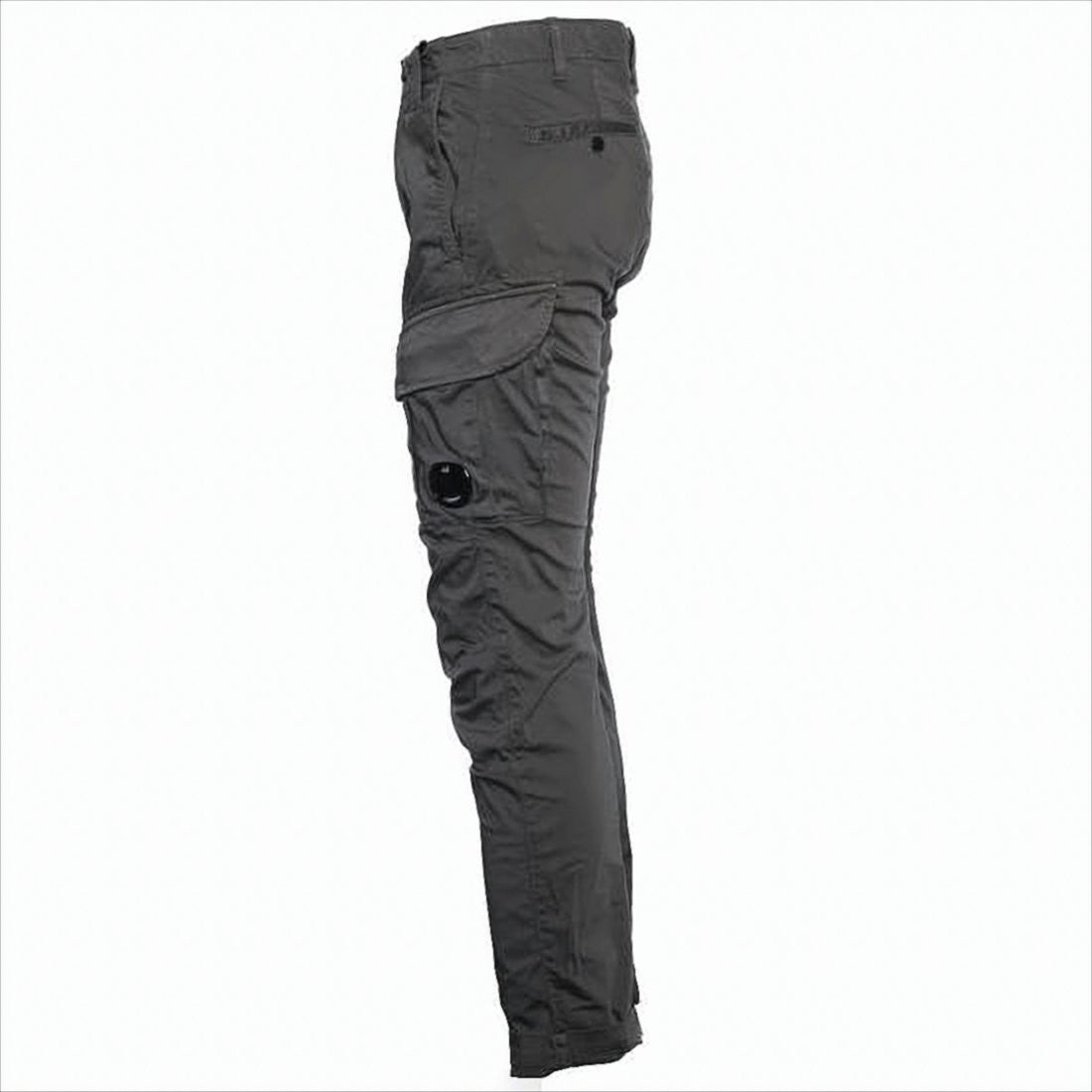 Cargo-Style Straight Pants with Subtle Logo