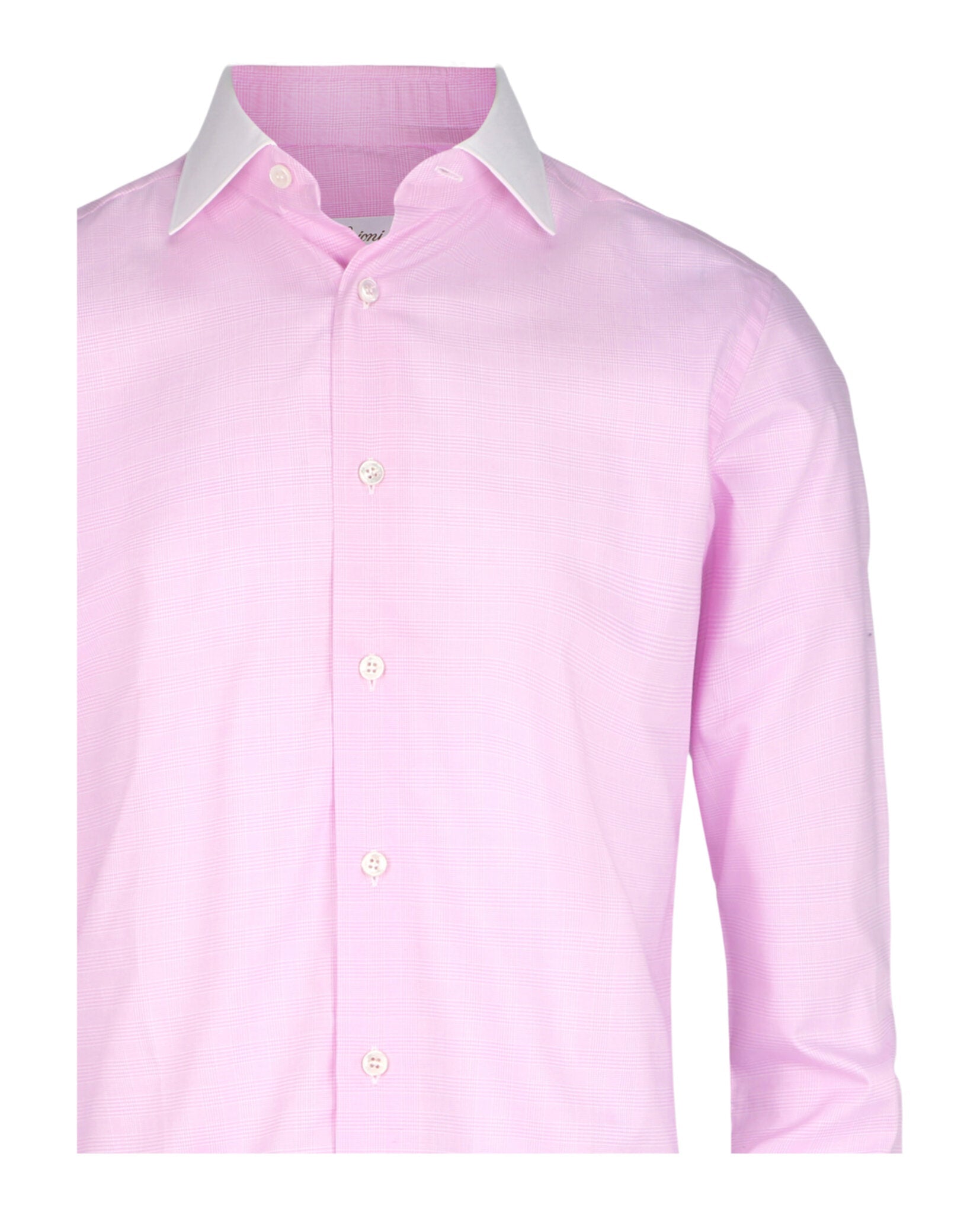 Slim-Fit Houndstooth Dress Shirt
