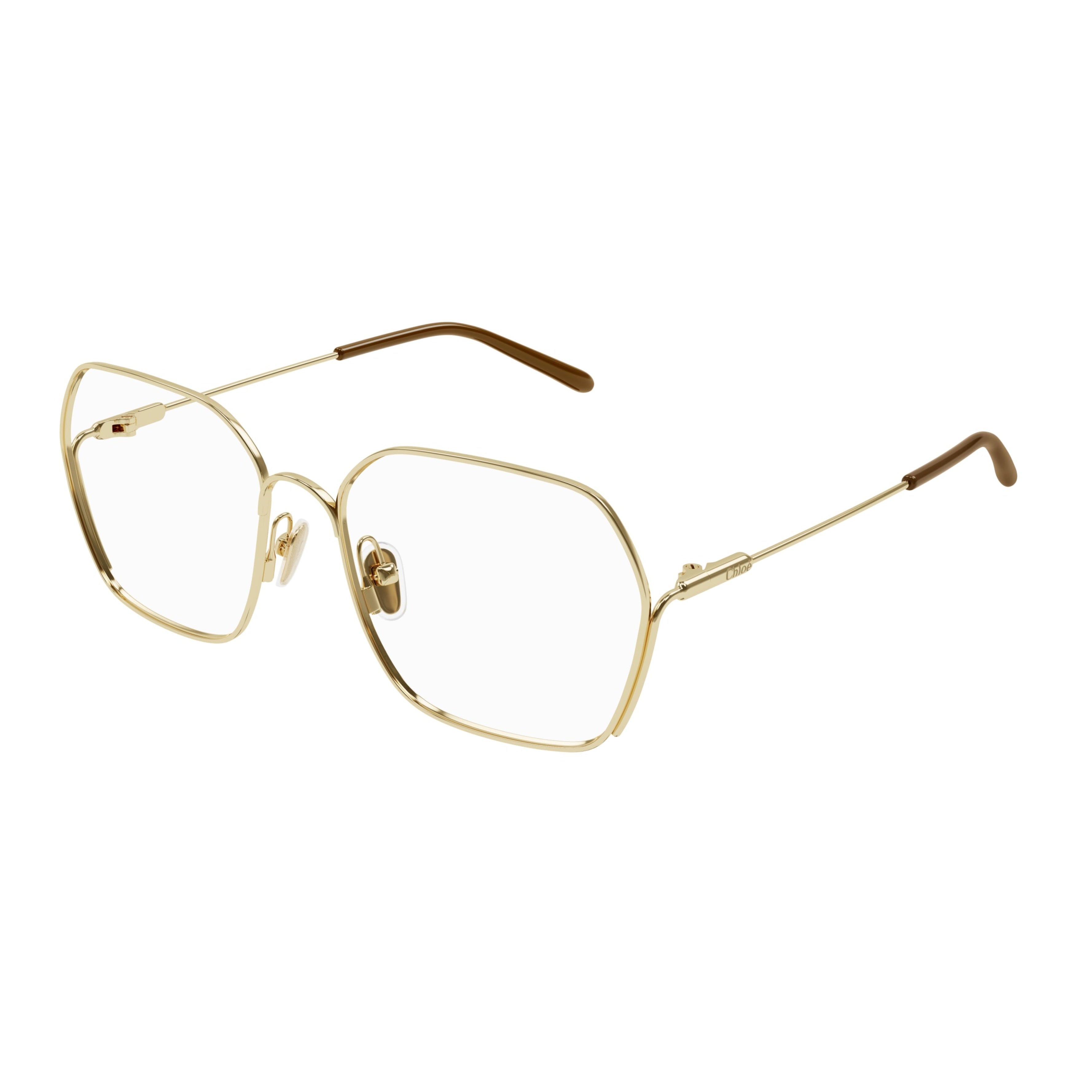 Ch0208o Geometric Oversized Square Eyeglasses