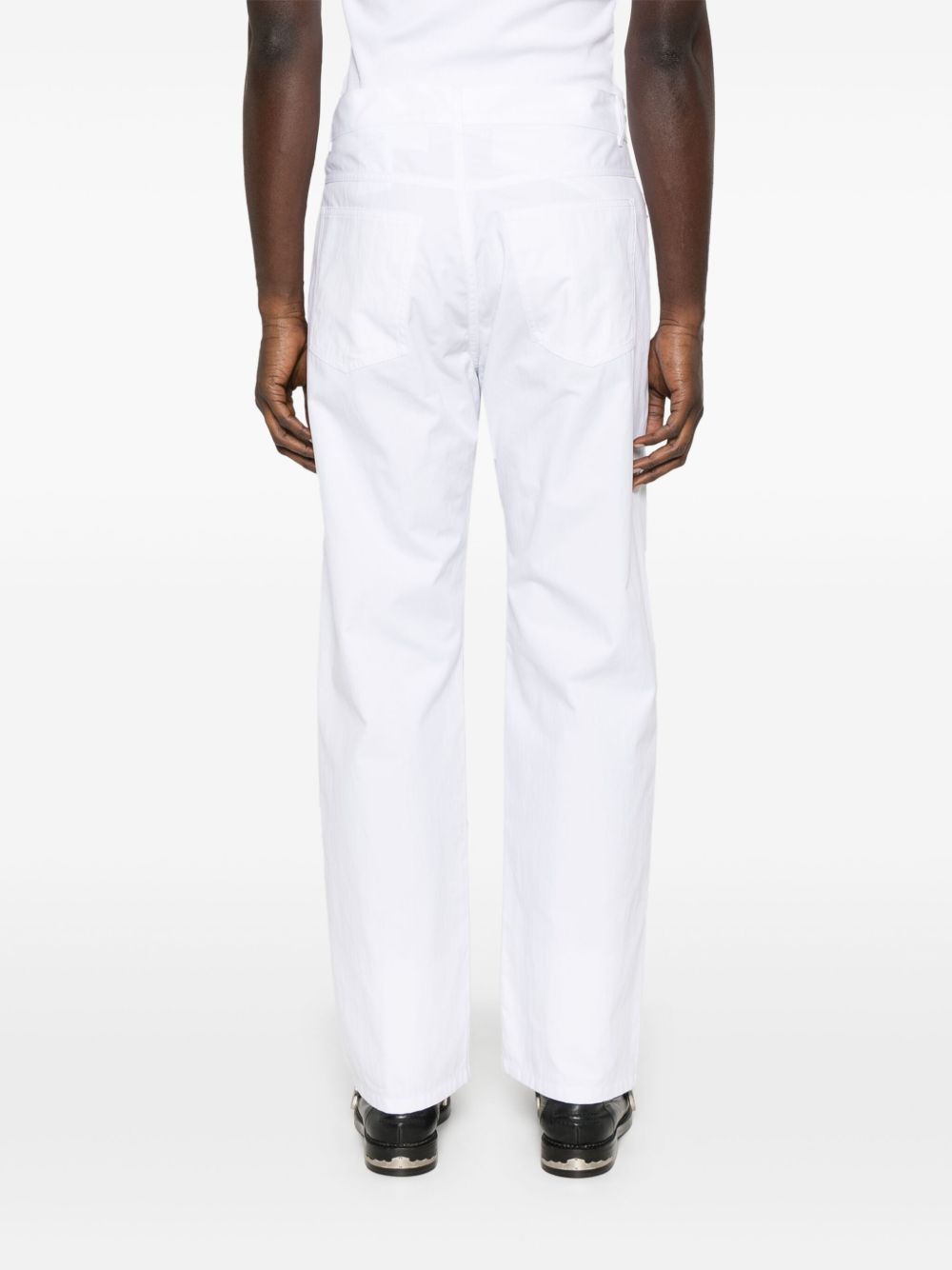 Classic White Trousers