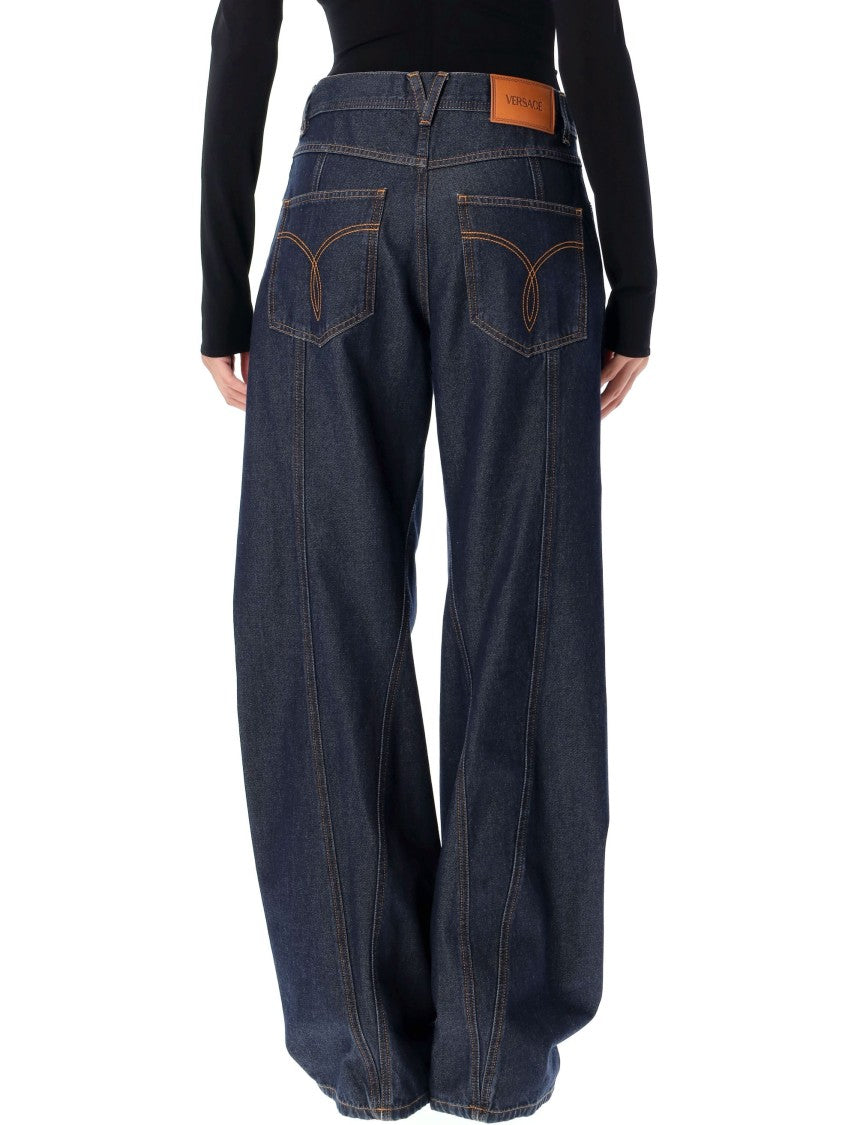 Twisted Baggy Jeans