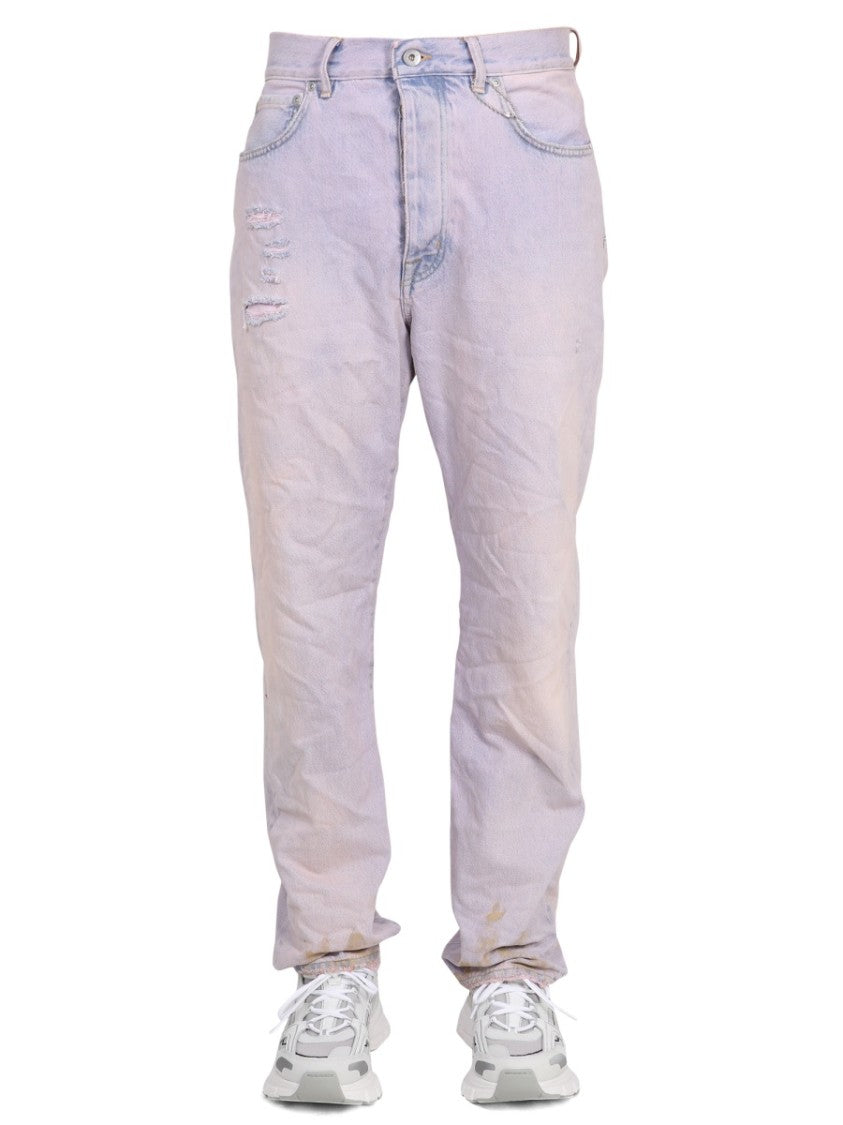 Relaxed-Fit Light Wash Jeans