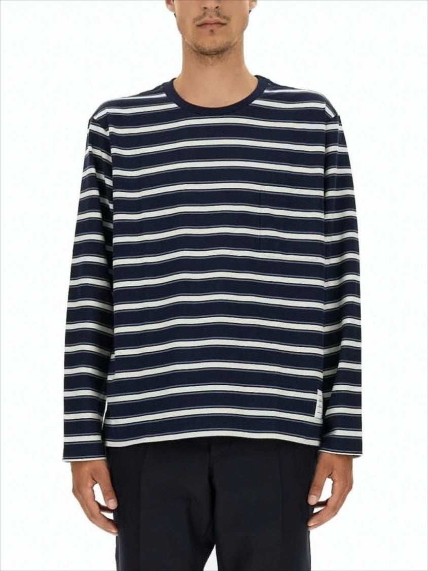 Horizontal Striped Long-Sleeve Shirt