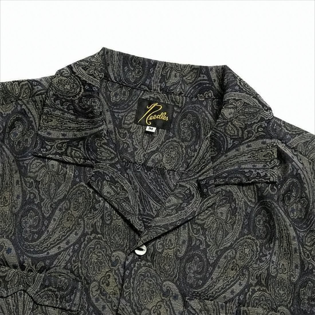 Relaxed Fit Paisley Pattern Long-Sleeve Shirt