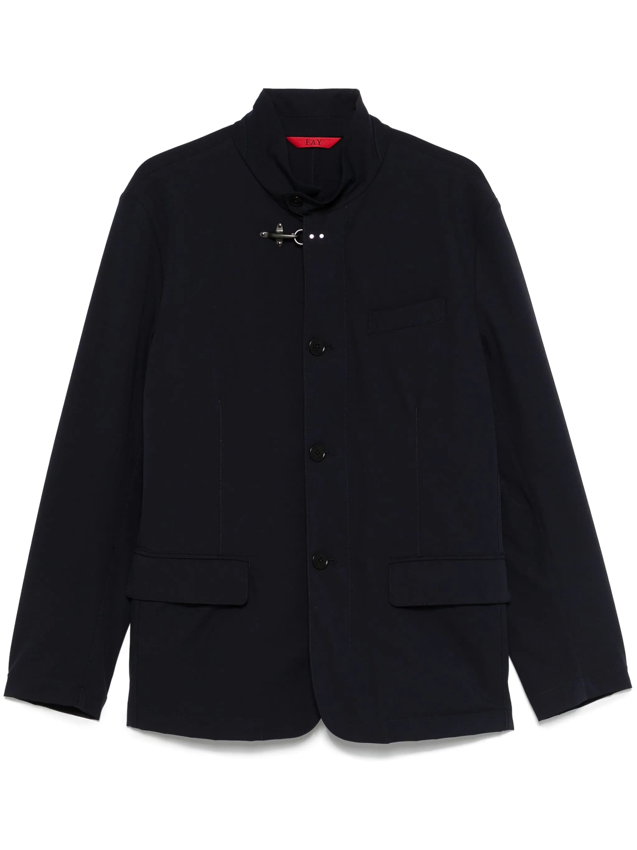 Duty Jacket High Stand Collar Clasp