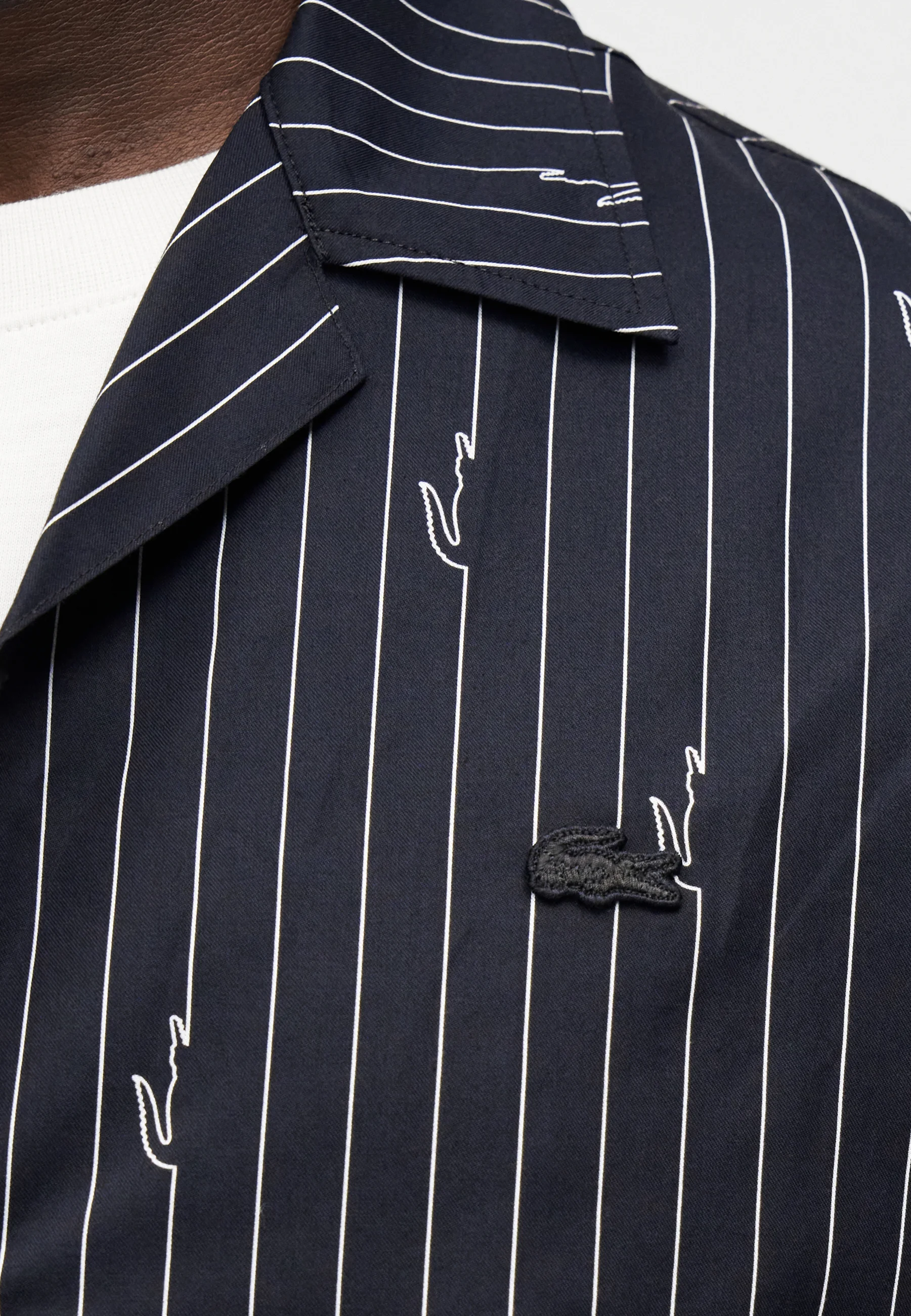 Black Twill Relaxed Cotton Shirt