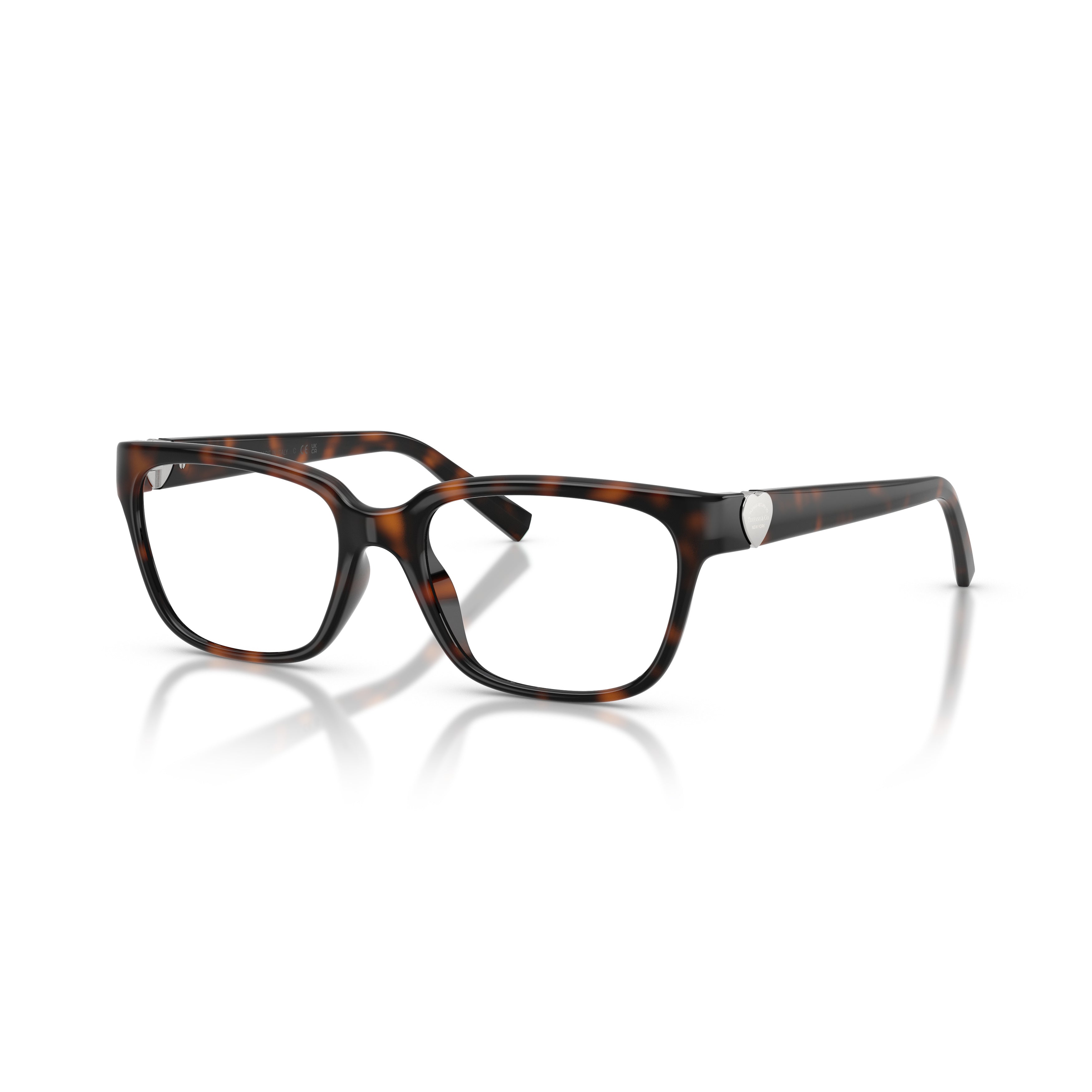 0tf2286d Rectangular Tortoiseshell Eyeglasses