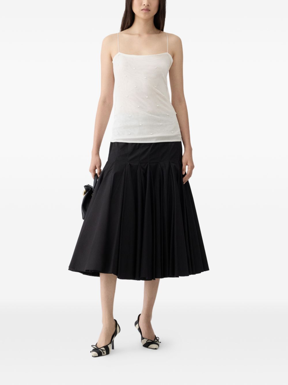 Square Neck Spaghetti Strap Top